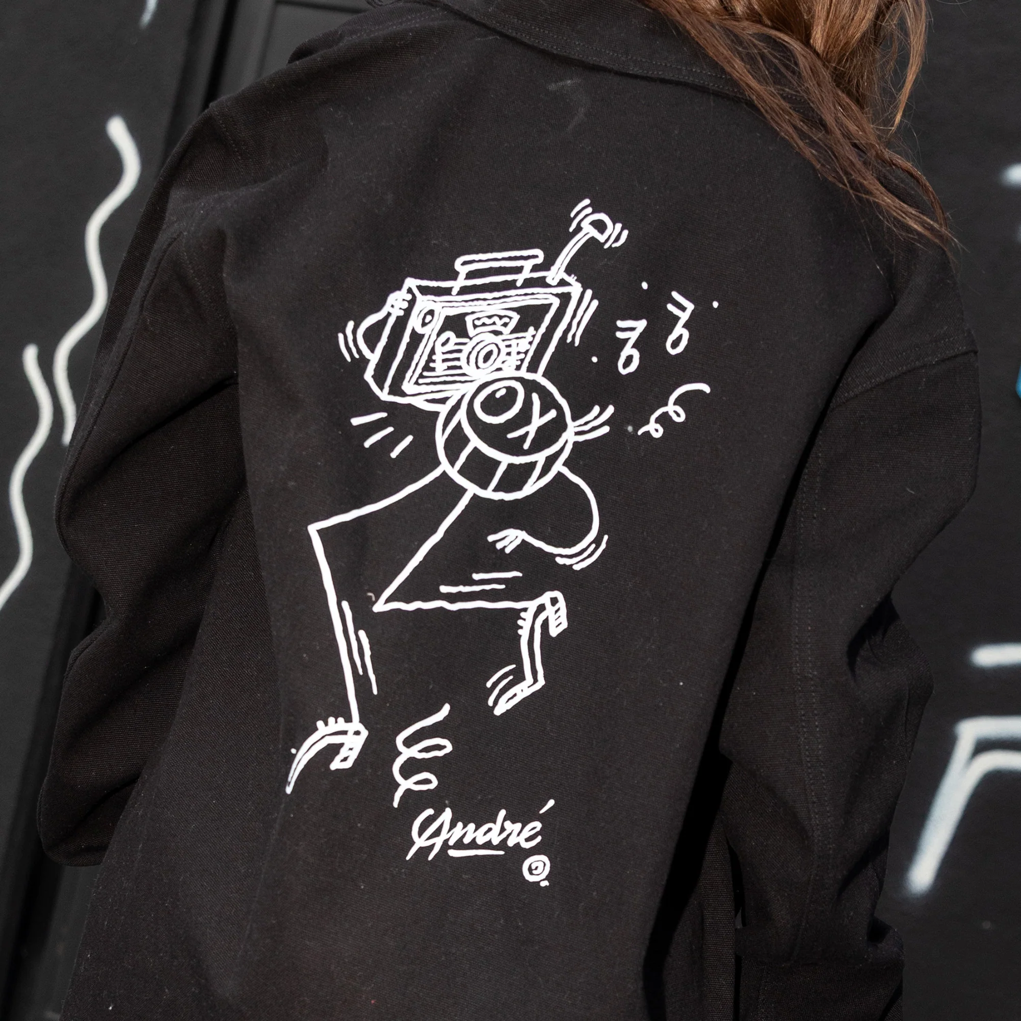 Fisher Price x André Saraiva Black Chore Jacket - Image 4