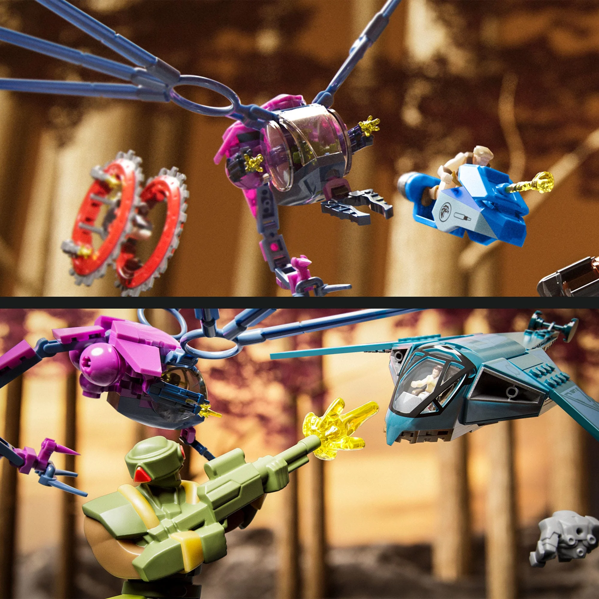 Mattel Brick Shop Masters of the Universe Eternia Flight Fight Building Set - Image 4
