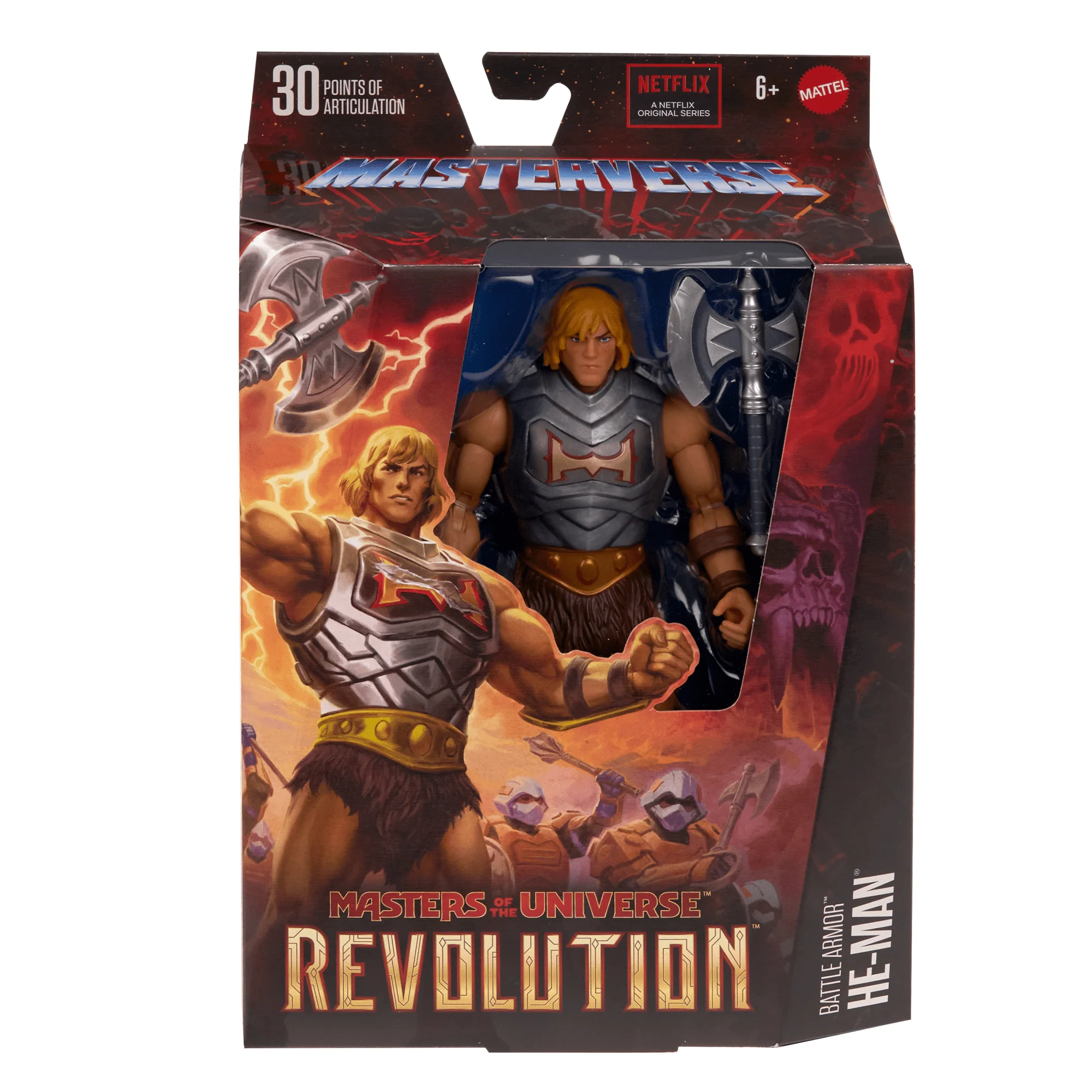 Masters of the Universe Masterverse Battle Armor He-Man Action Figure - Image 7