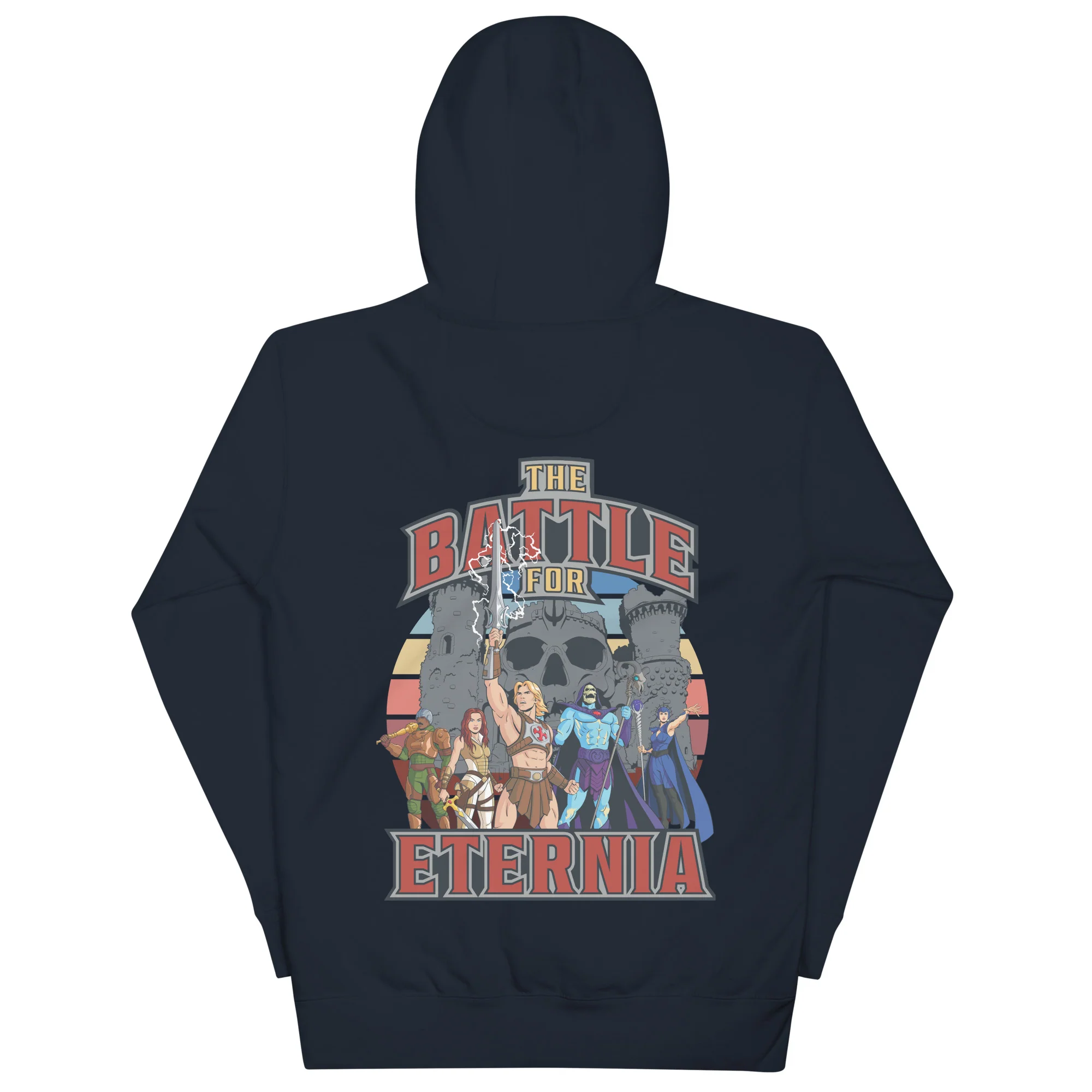 Masters of the Universe Movie Battle for Eternia Navy Hoodie - Image 7