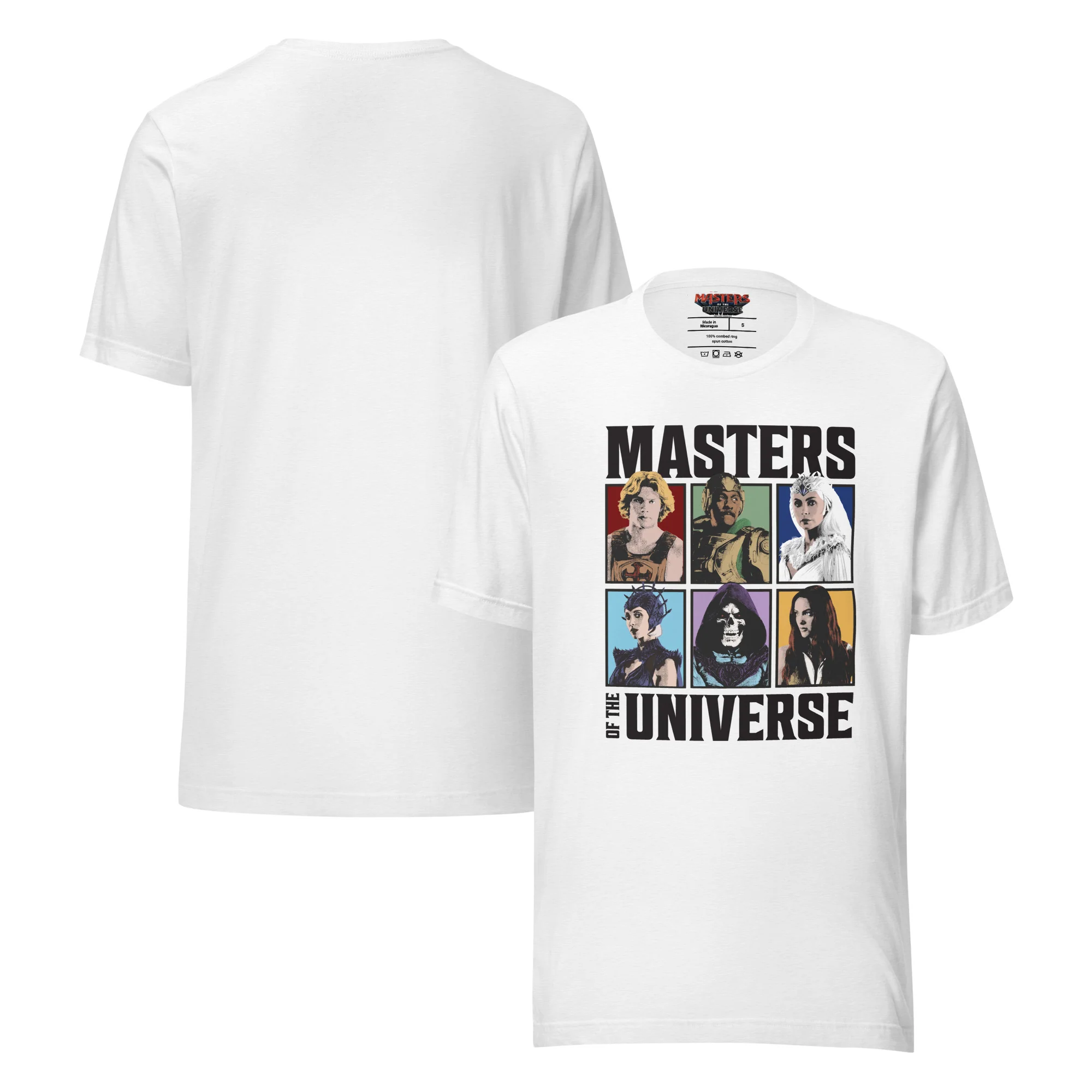Masters of the Universe Movie Characters White T-shirt - Image 2