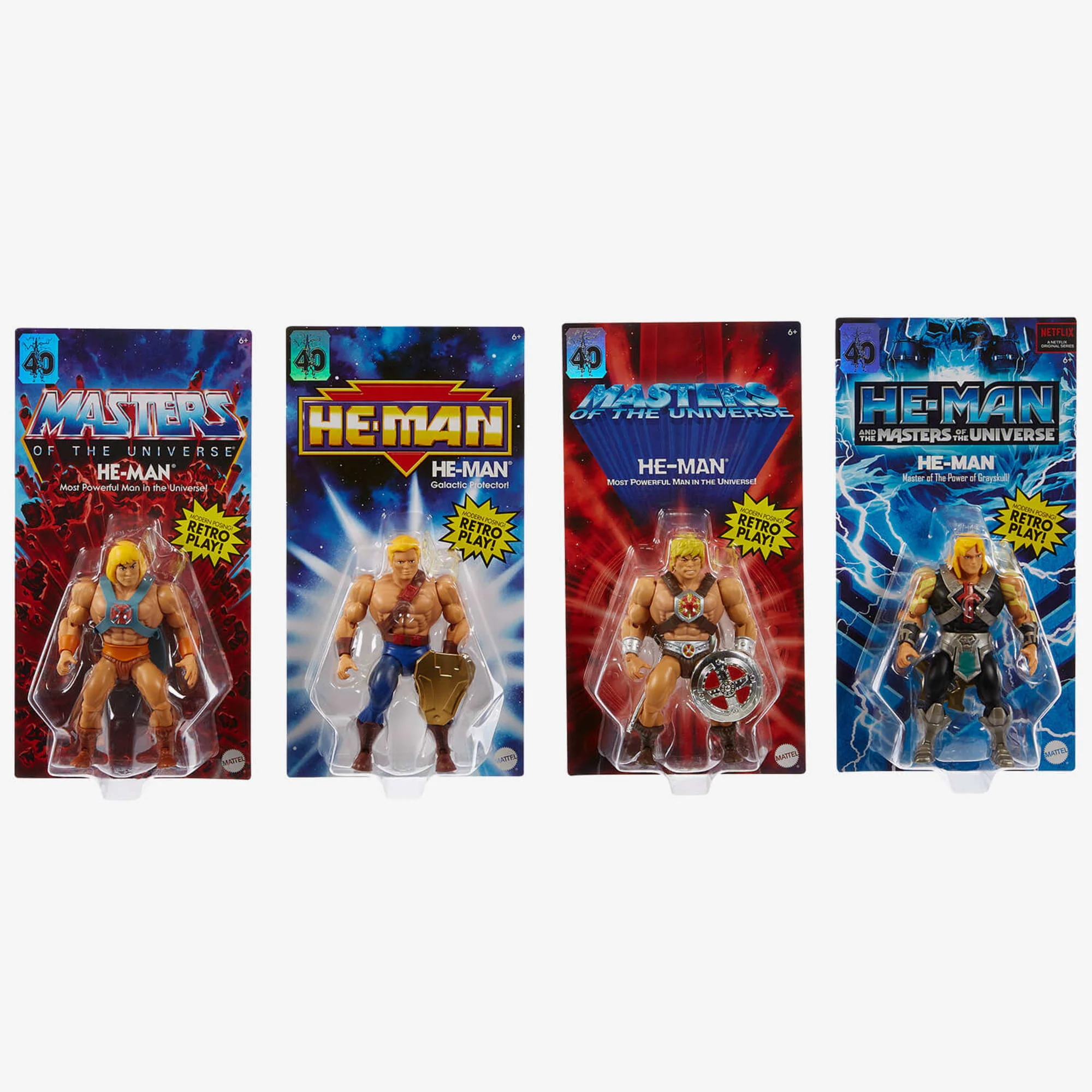 Masters of the Universe Origins He-Man 40th Anniversary 4-Pack - Image 7