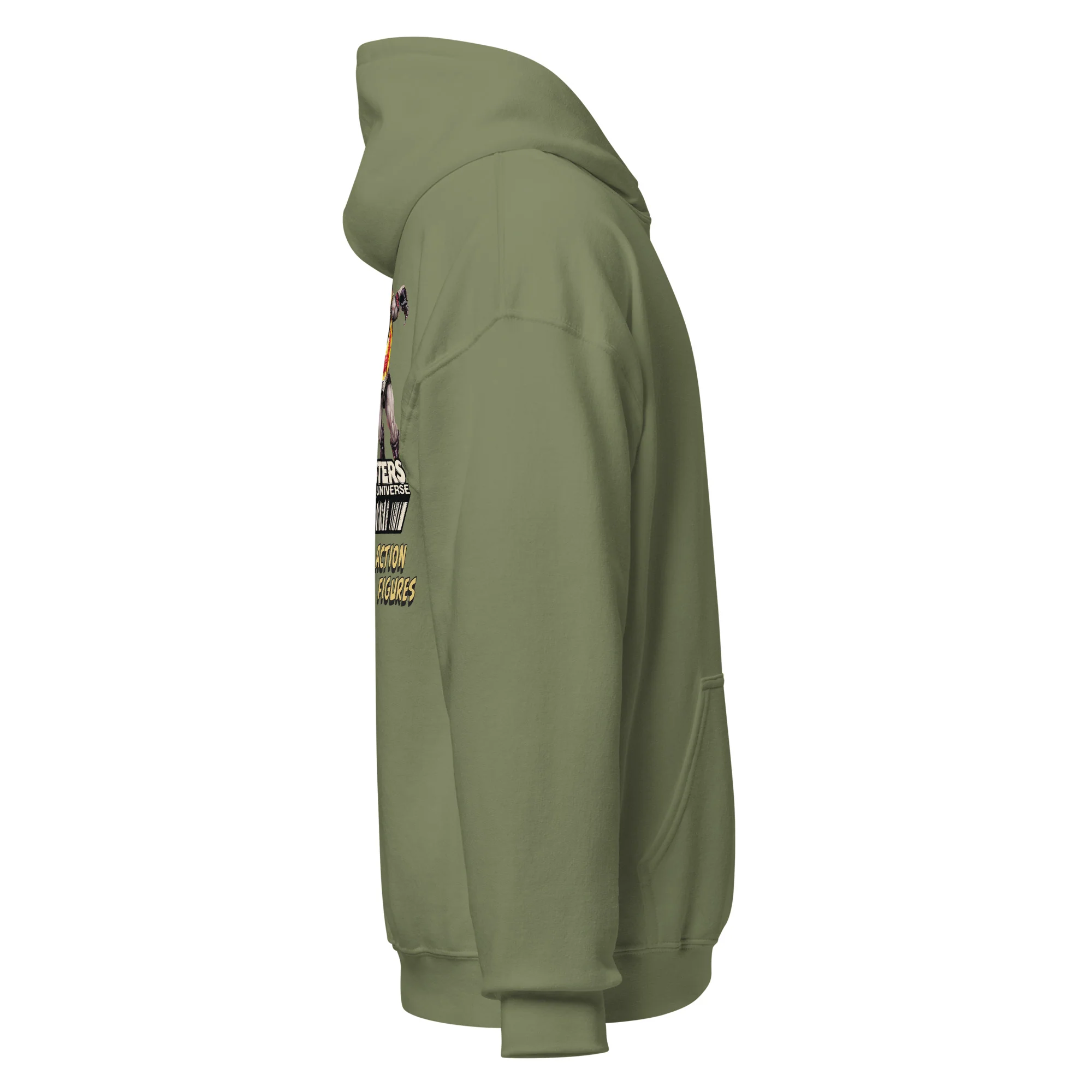 Masters of the Universe Still Plays with Action Figures Green Hoodie - Image 7