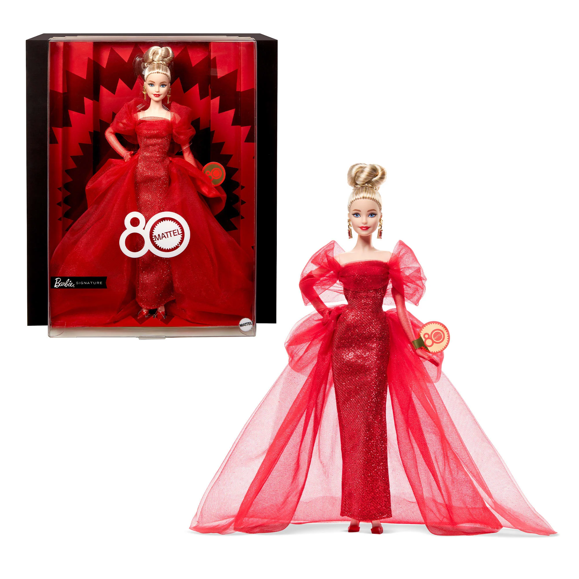Barbie Mattel 80th Anniversary Doll – Blonde - Image 17