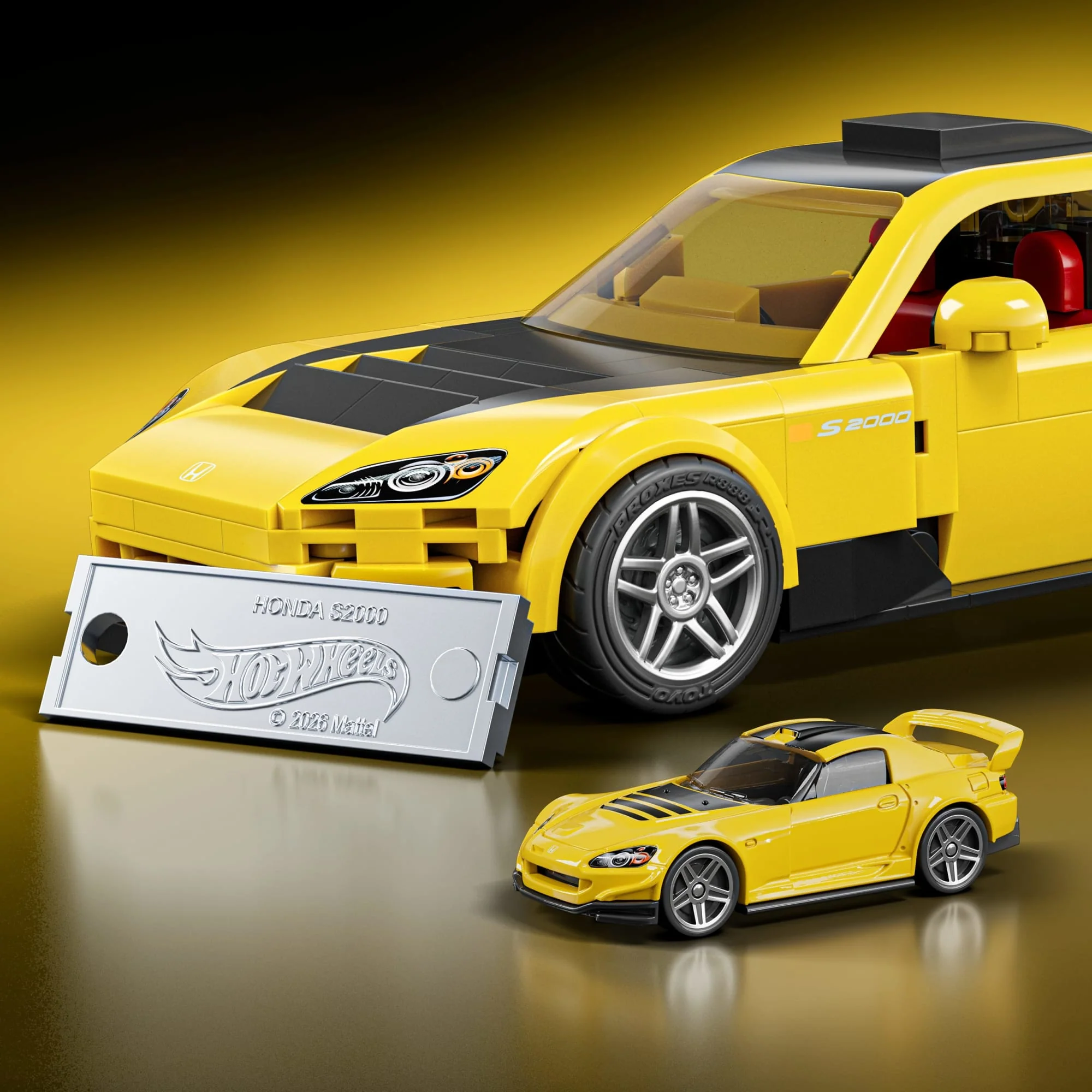 Mattel Brick Shop Hot Wheels ’07 Honda S2000 Building Set - Image 5