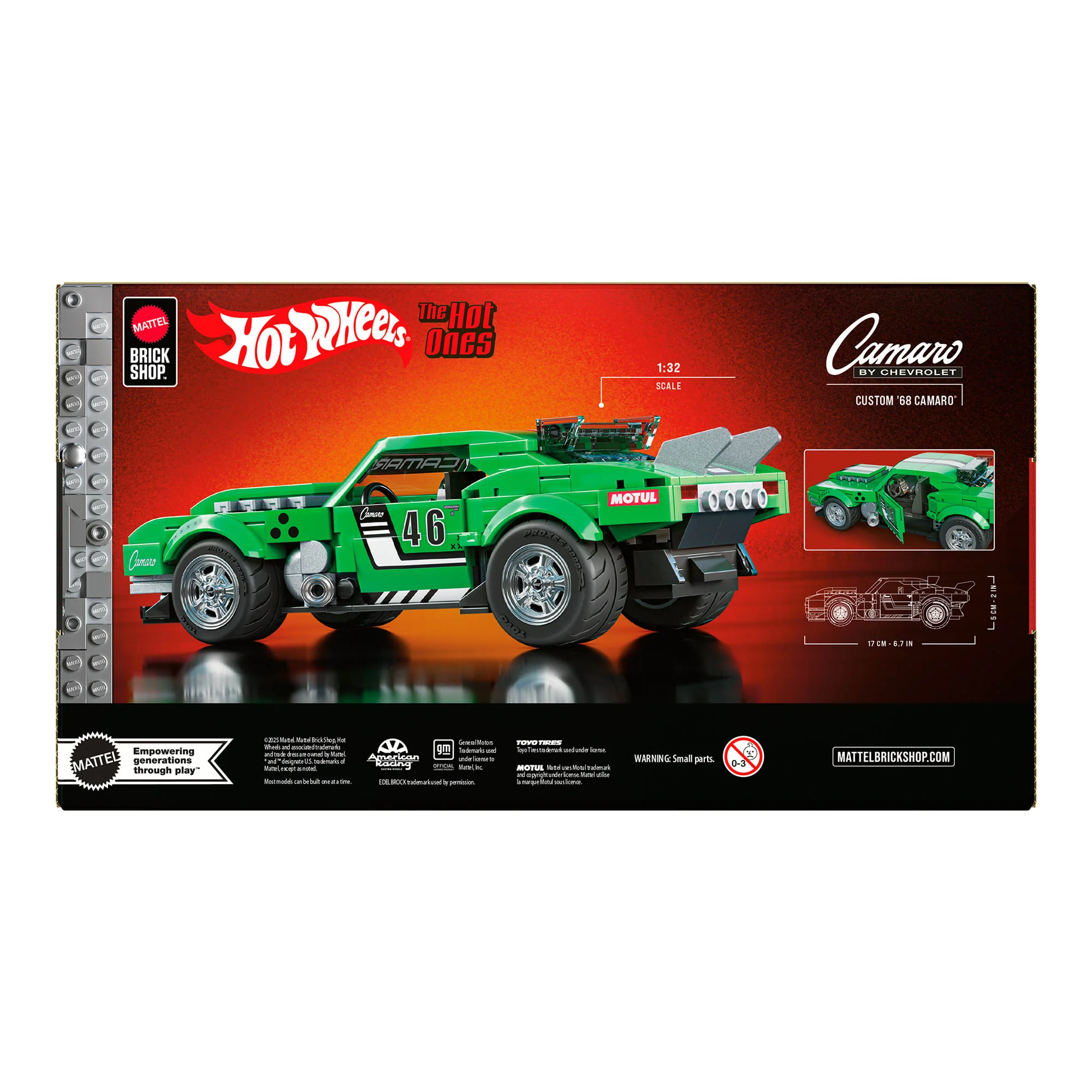 Mattel Brick Shop Hot Wheels Custom ’68 Camaro Building Set - Image 10