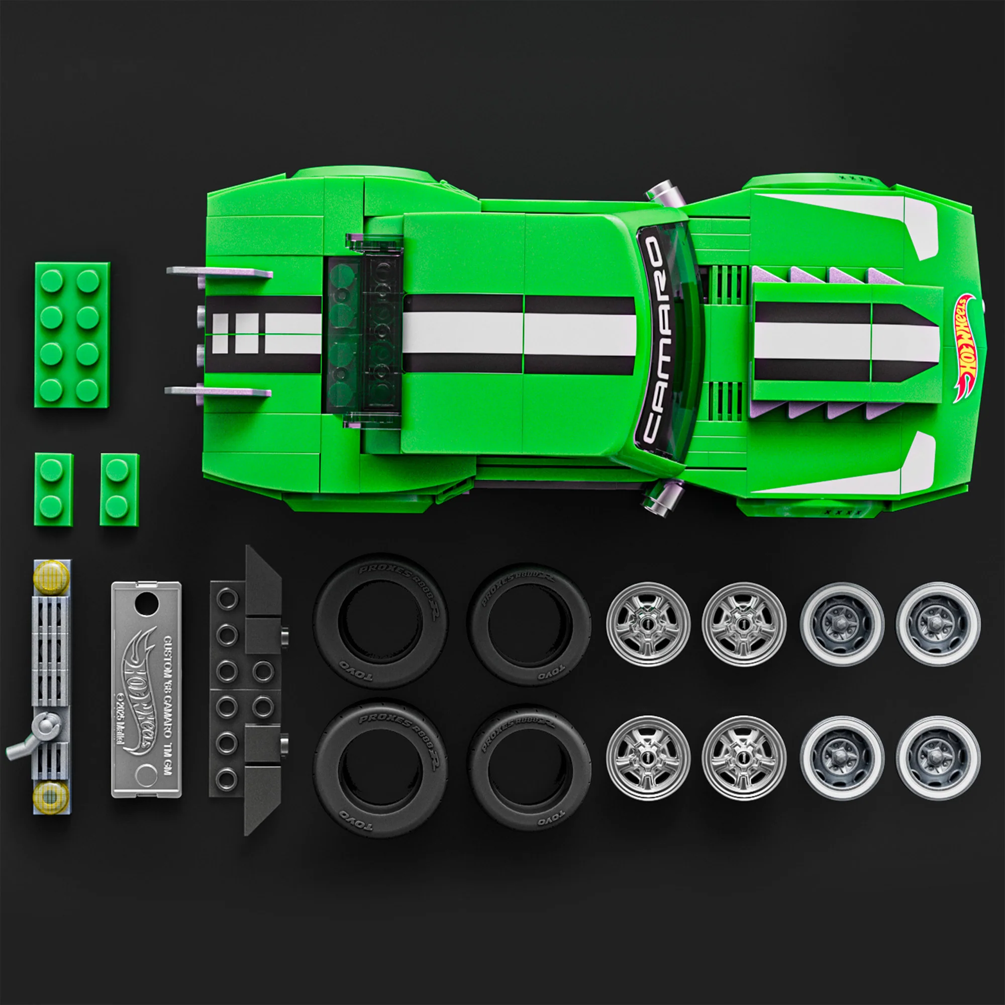 Mattel Brick Shop Hot Wheels Custom ’68 Camaro Building Set - Image 4
