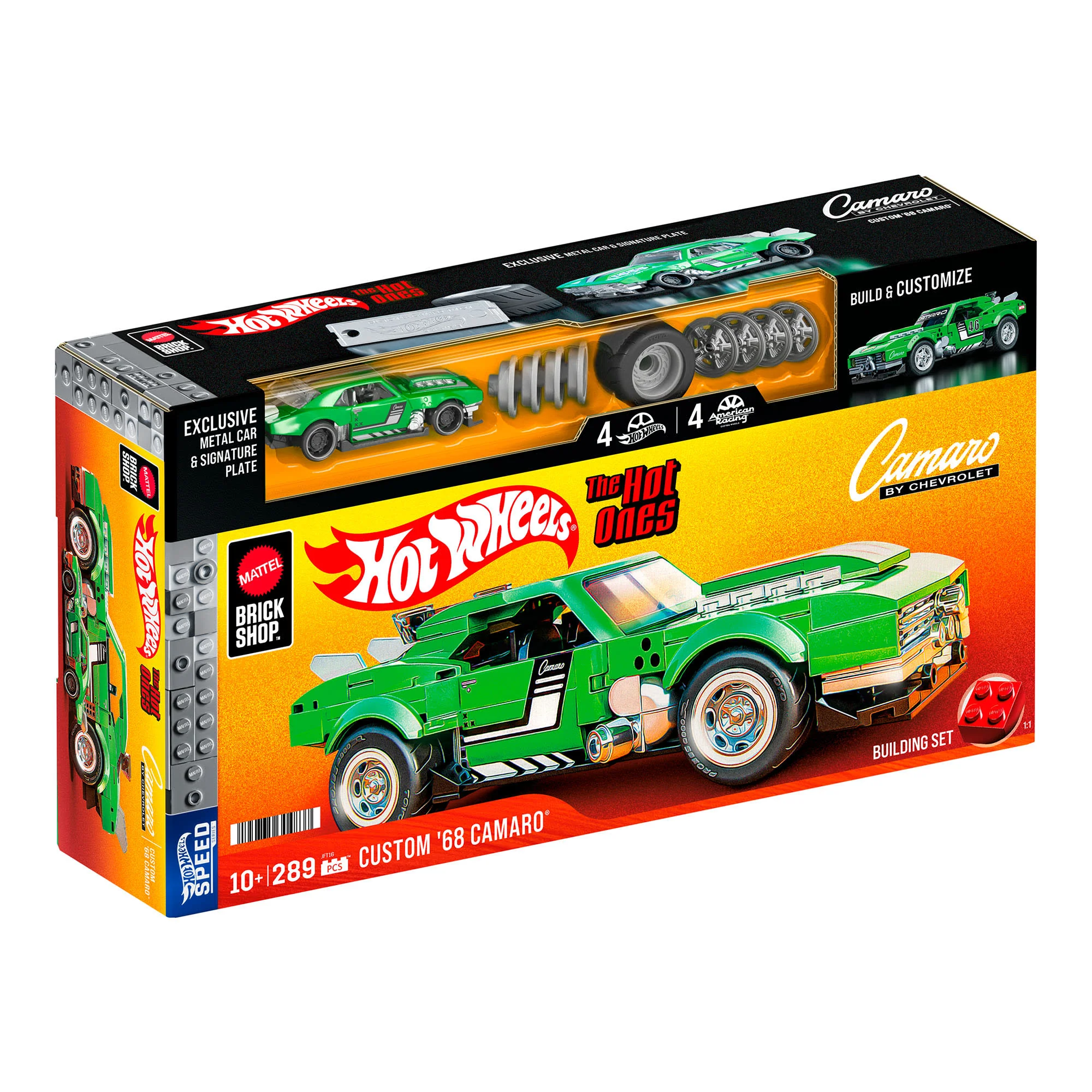 Mattel Brick Shop Hot Wheels Custom ’68 Camaro Building Set - Image 8