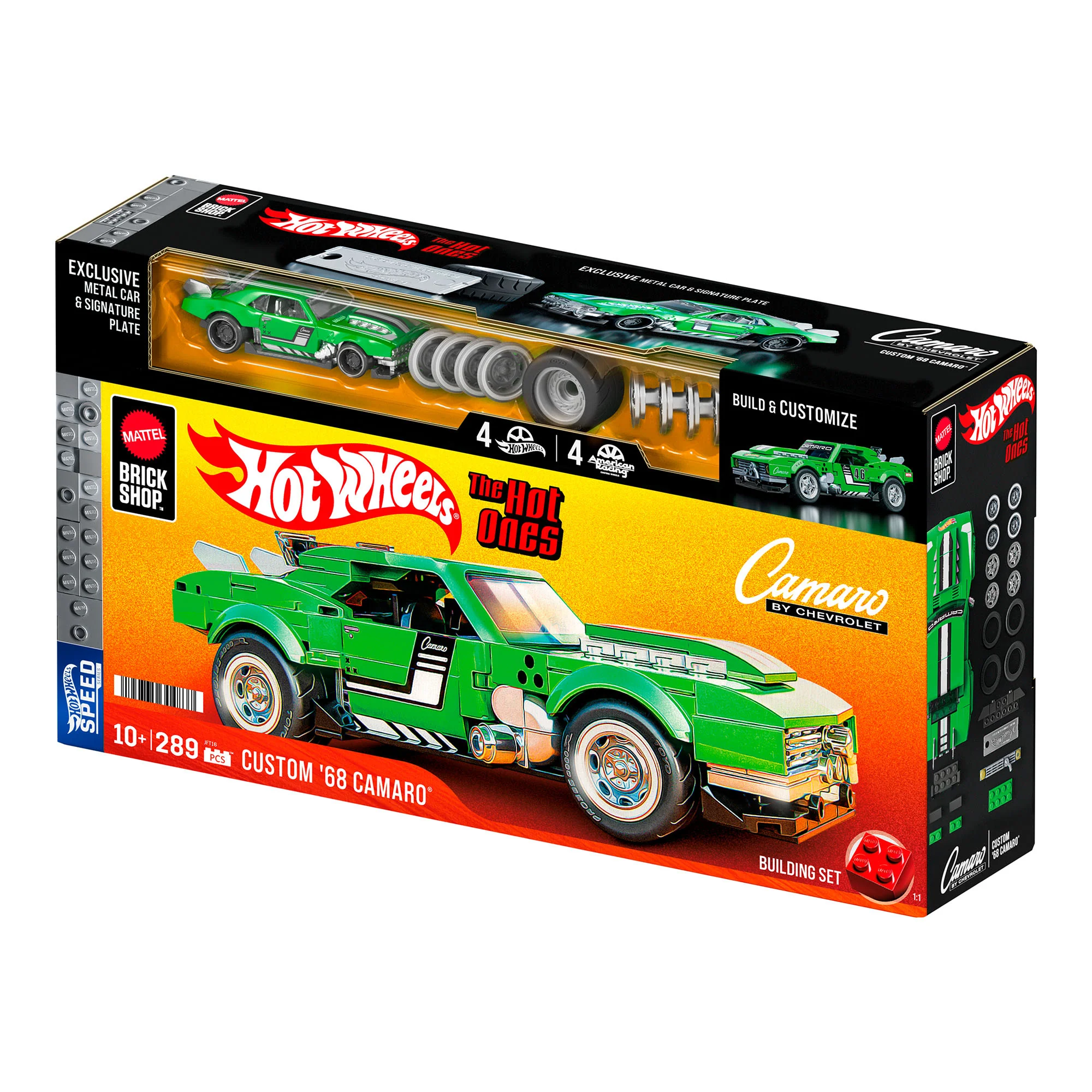 Mattel Brick Shop Hot Wheels Custom ’68 Camaro Building Set - Image 9