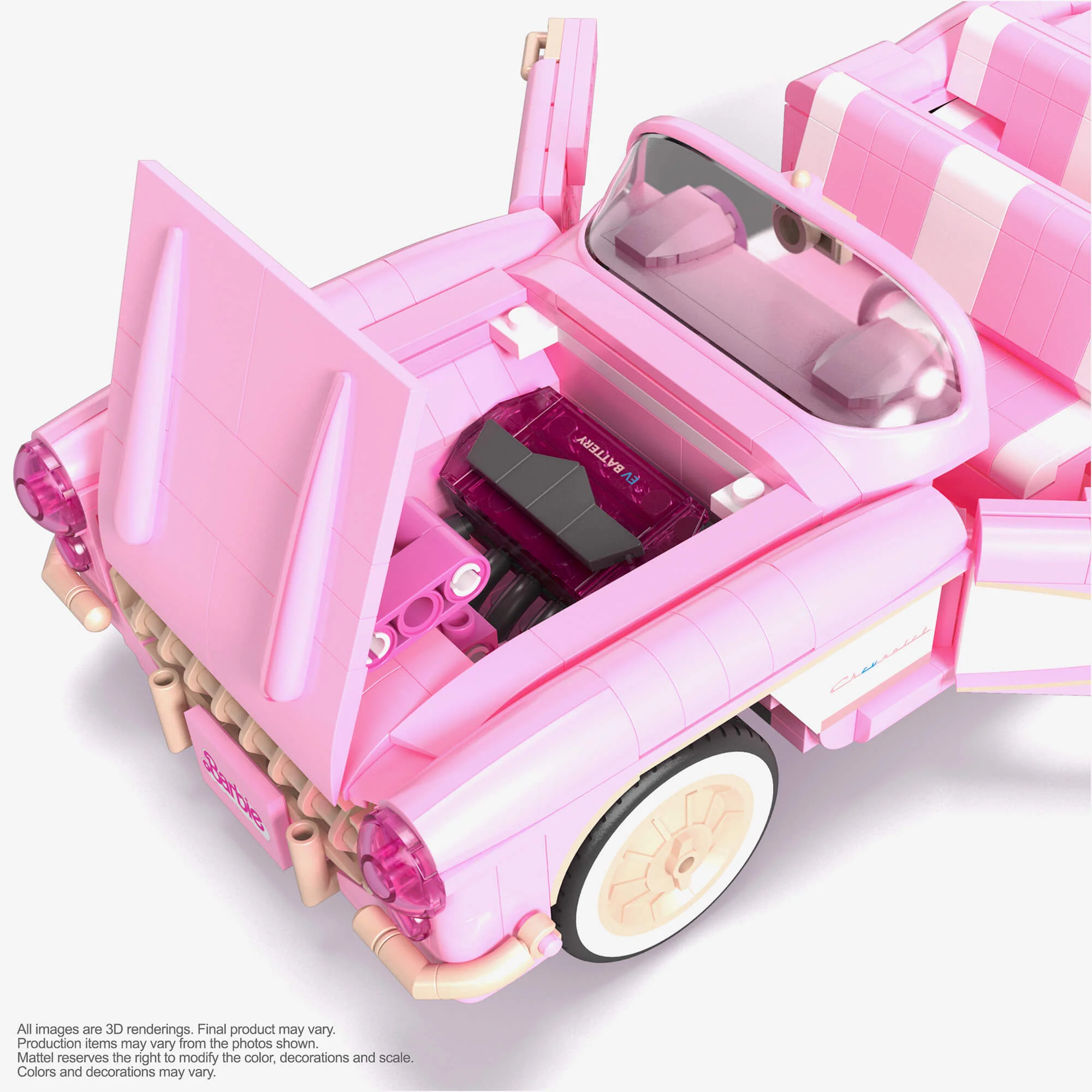 MEGA Barbie The Movie ’56 Corvette Stingray Collector Building Set - Image 6