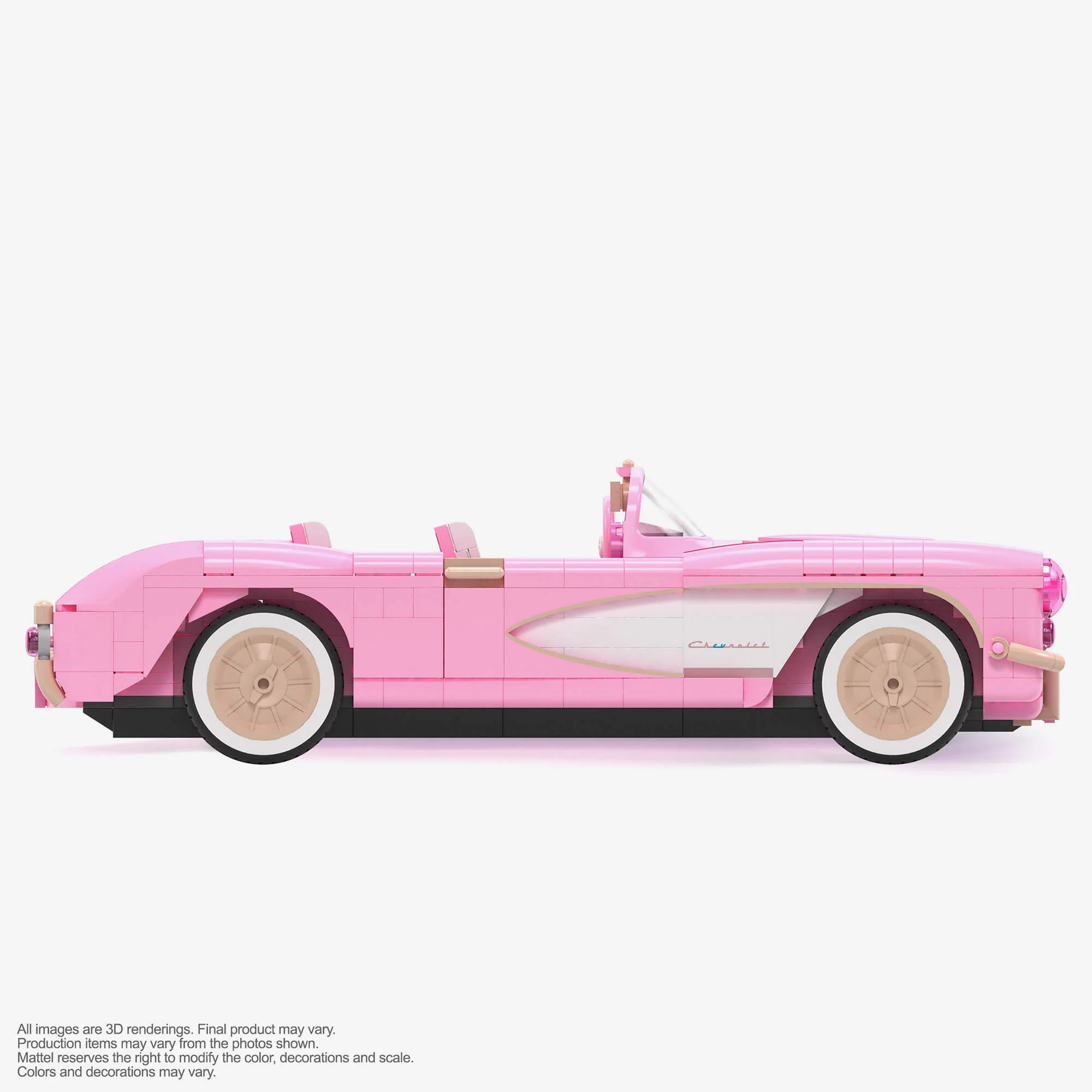 MEGA Barbie The Movie ’56 Corvette Stingray Collector Building Set - Image 9