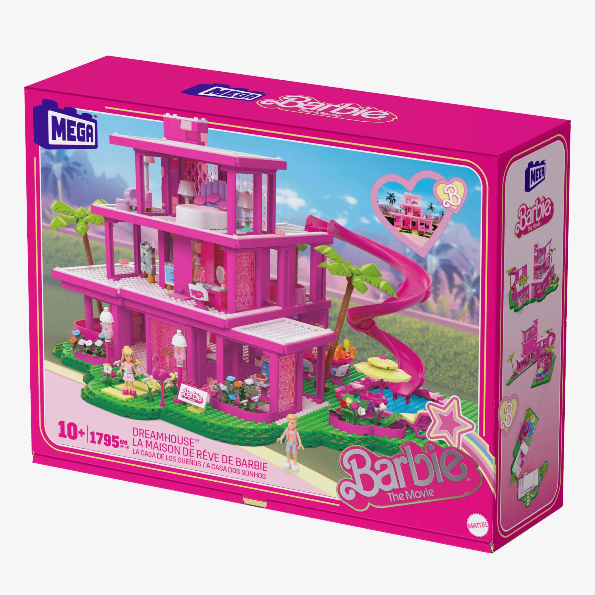 MEGA Barbie The Movie Replica DreamHouse Building Kit - Image 9