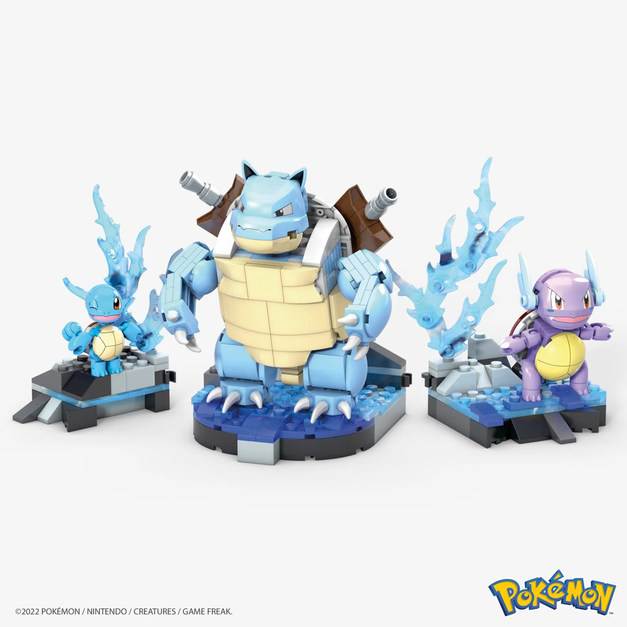 MEGA Construx Pokemon Squirtle Evolution Construction Set - Image 2