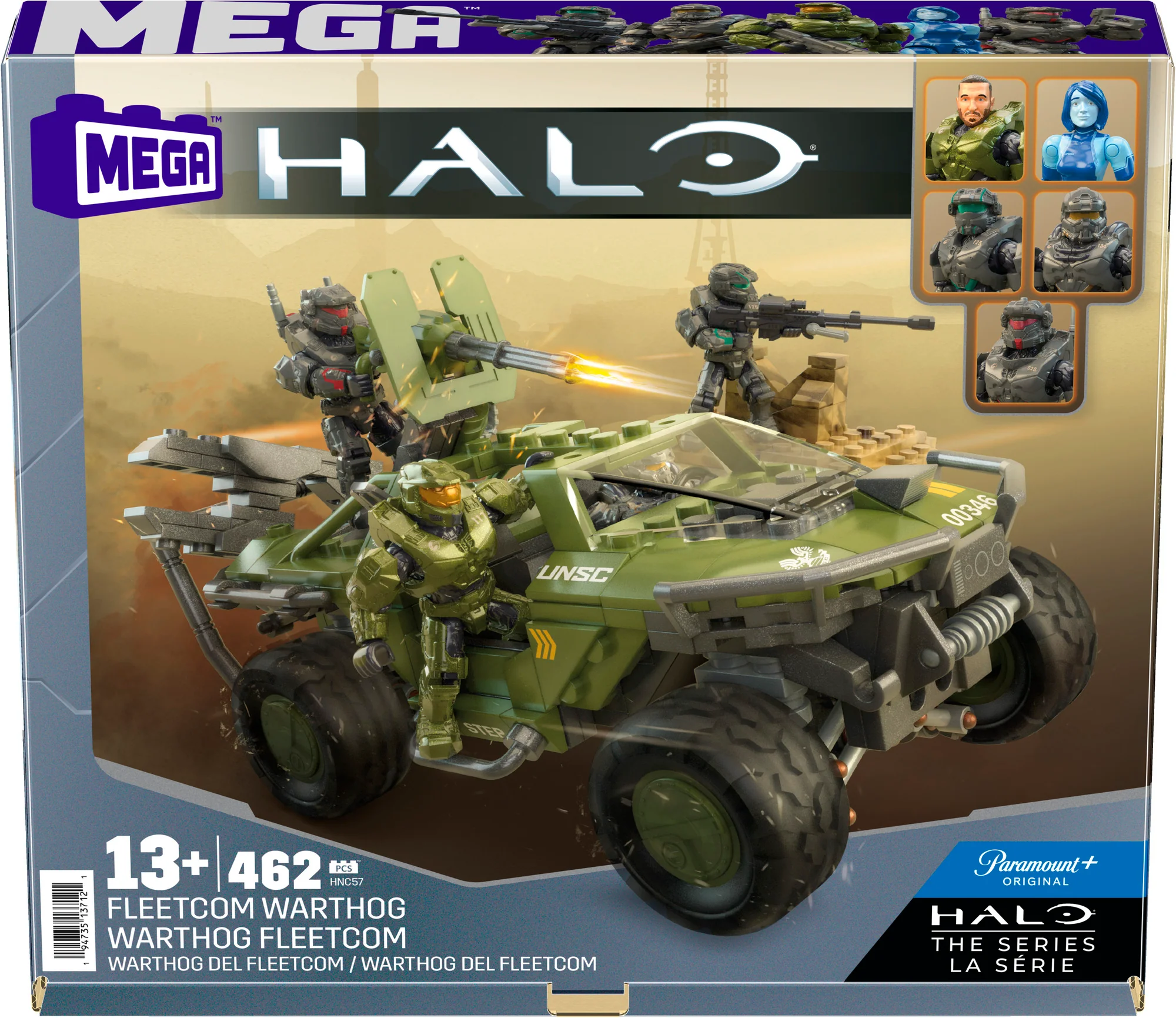 MEGA Halo FLEETCOM Warthog Vehicle Building Set - Image 5