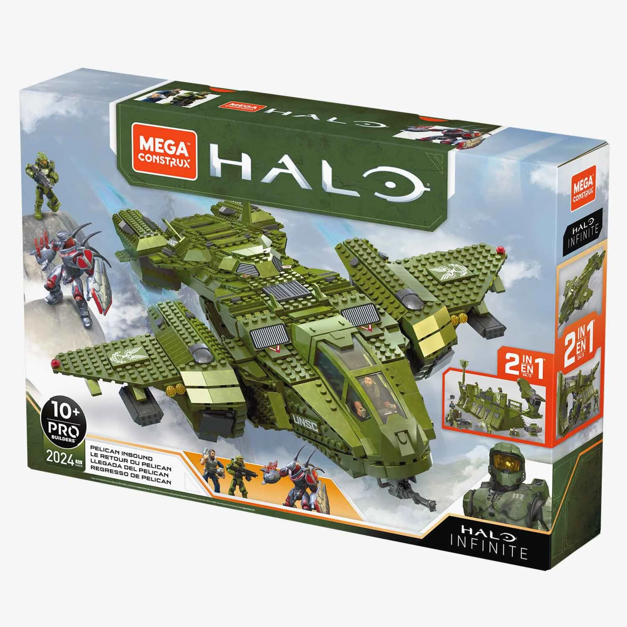 MEGA Halo Pelican Inbound Aircraft Building Set - Image 3