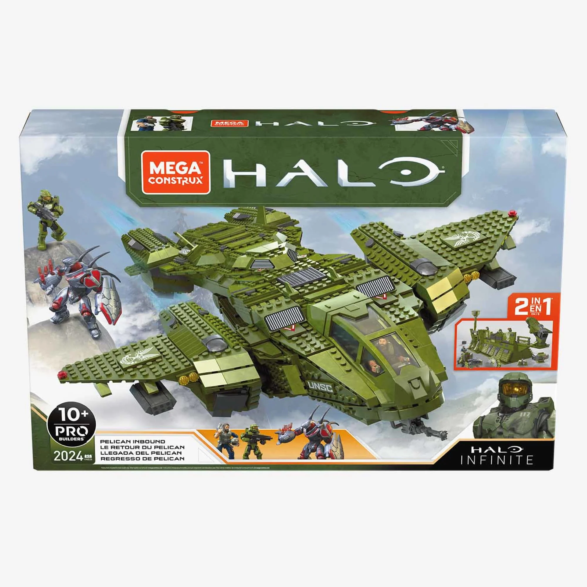 MEGA Halo Pelican Inbound Aircraft Building Set - Image 5