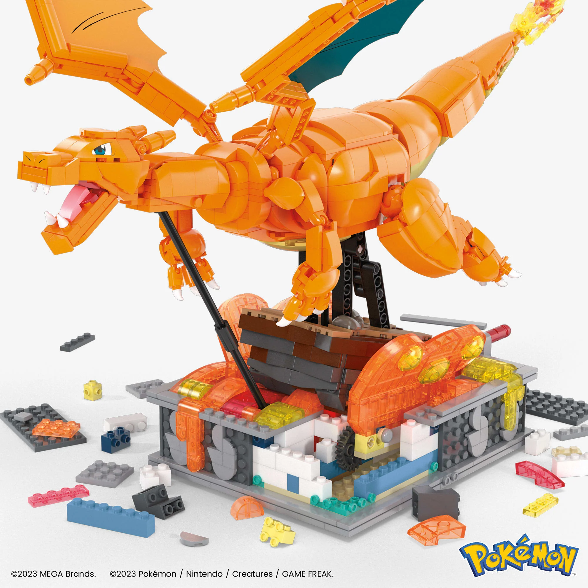 MEGA Pokémon Charizard Building Kit - Image 4