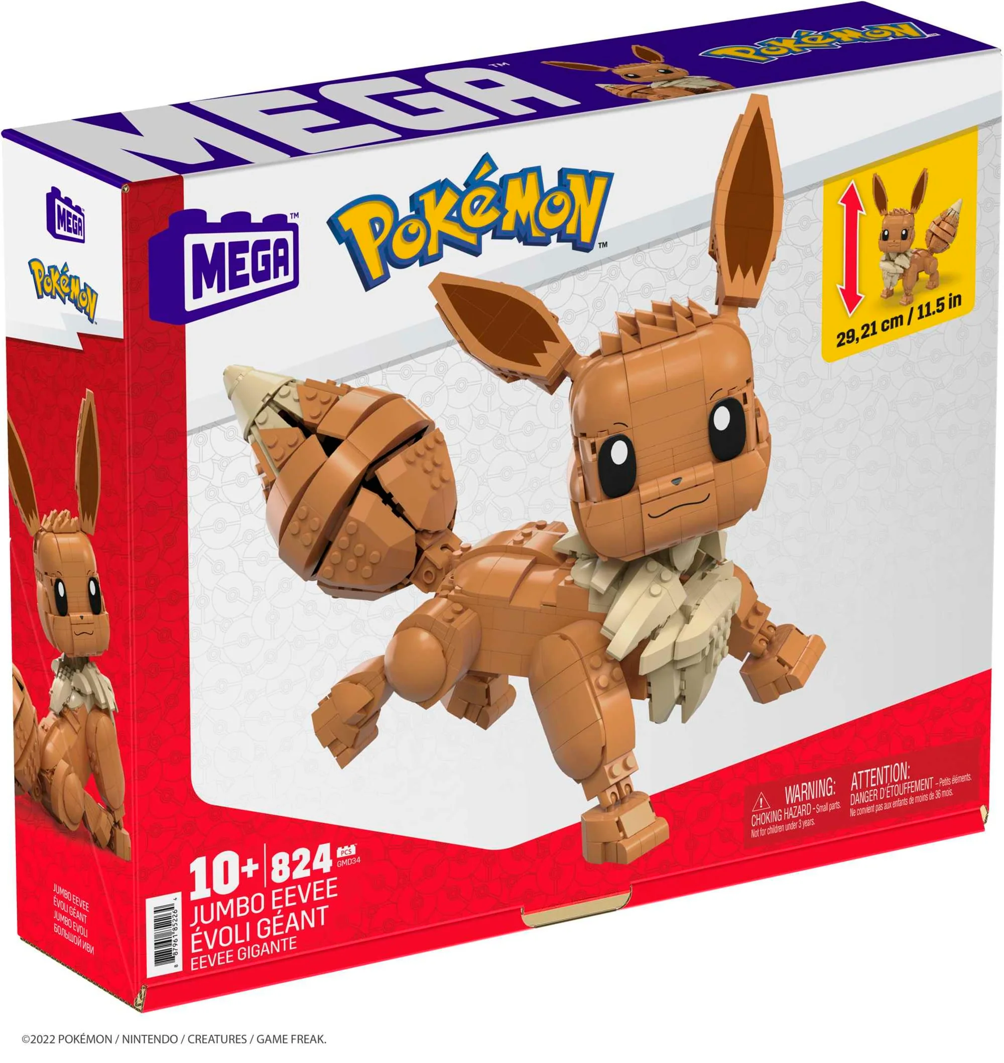 MEGA Pokemon Jumbo Eevee - Image 6