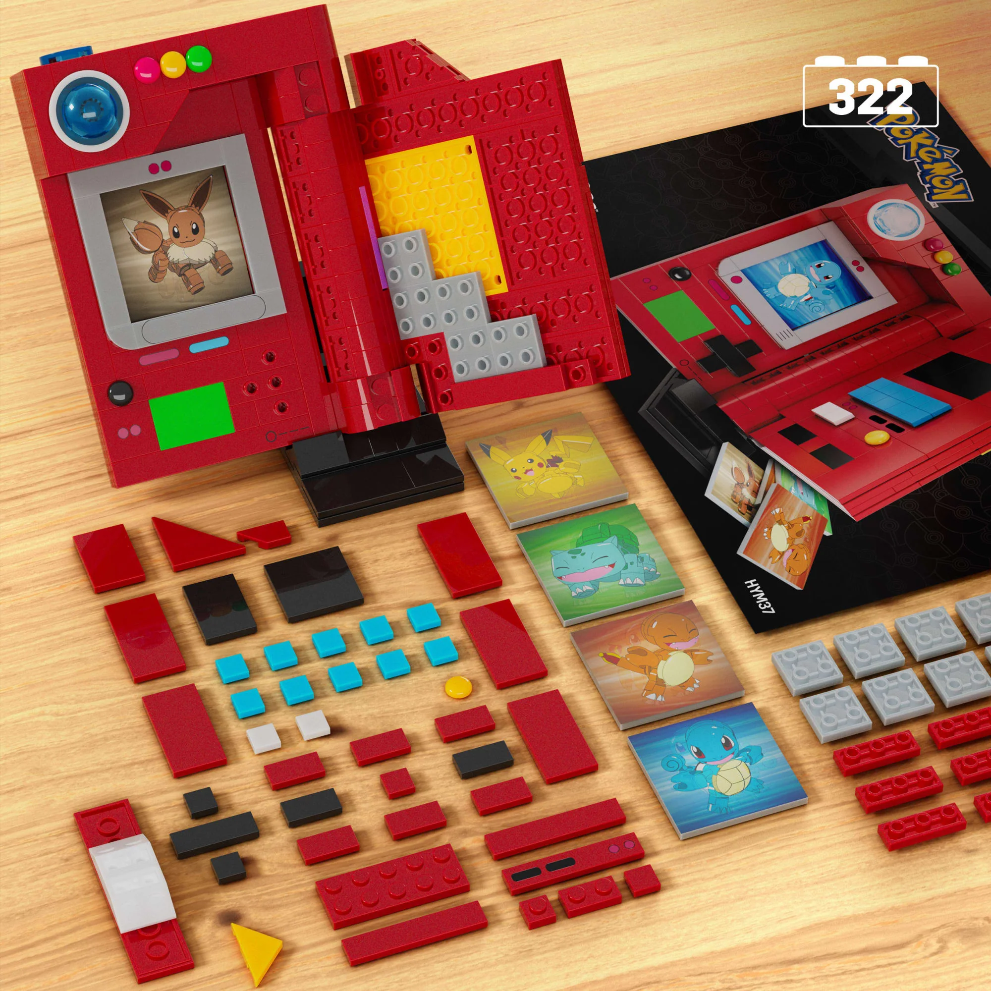 MEGA Pokémon Kanto Region Pokédex Building Kit - Image 4