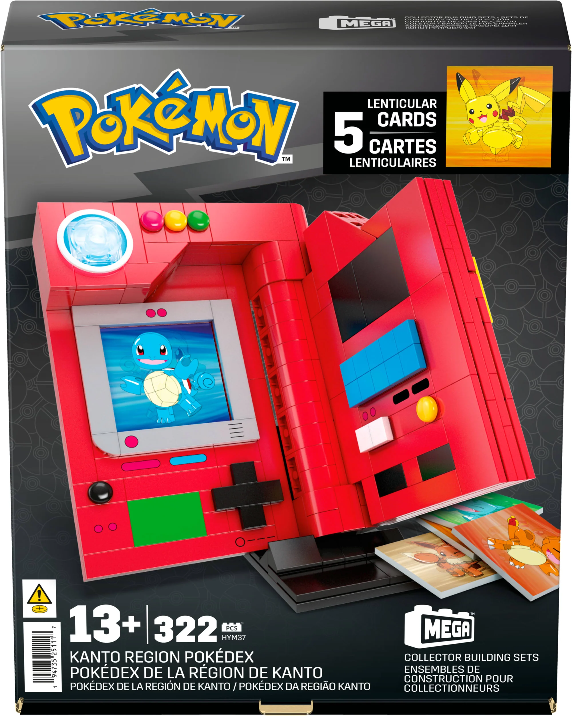 MEGA Pokémon Kanto Region Pokédex Building Kit - Image 9