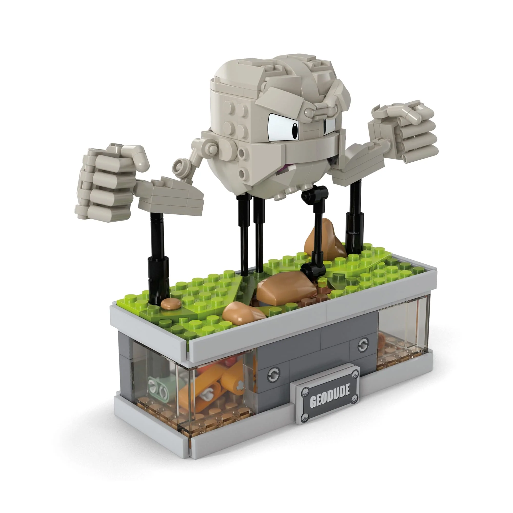 MEGA Pokémon Mini Motion Geodude Building Set - Image 3