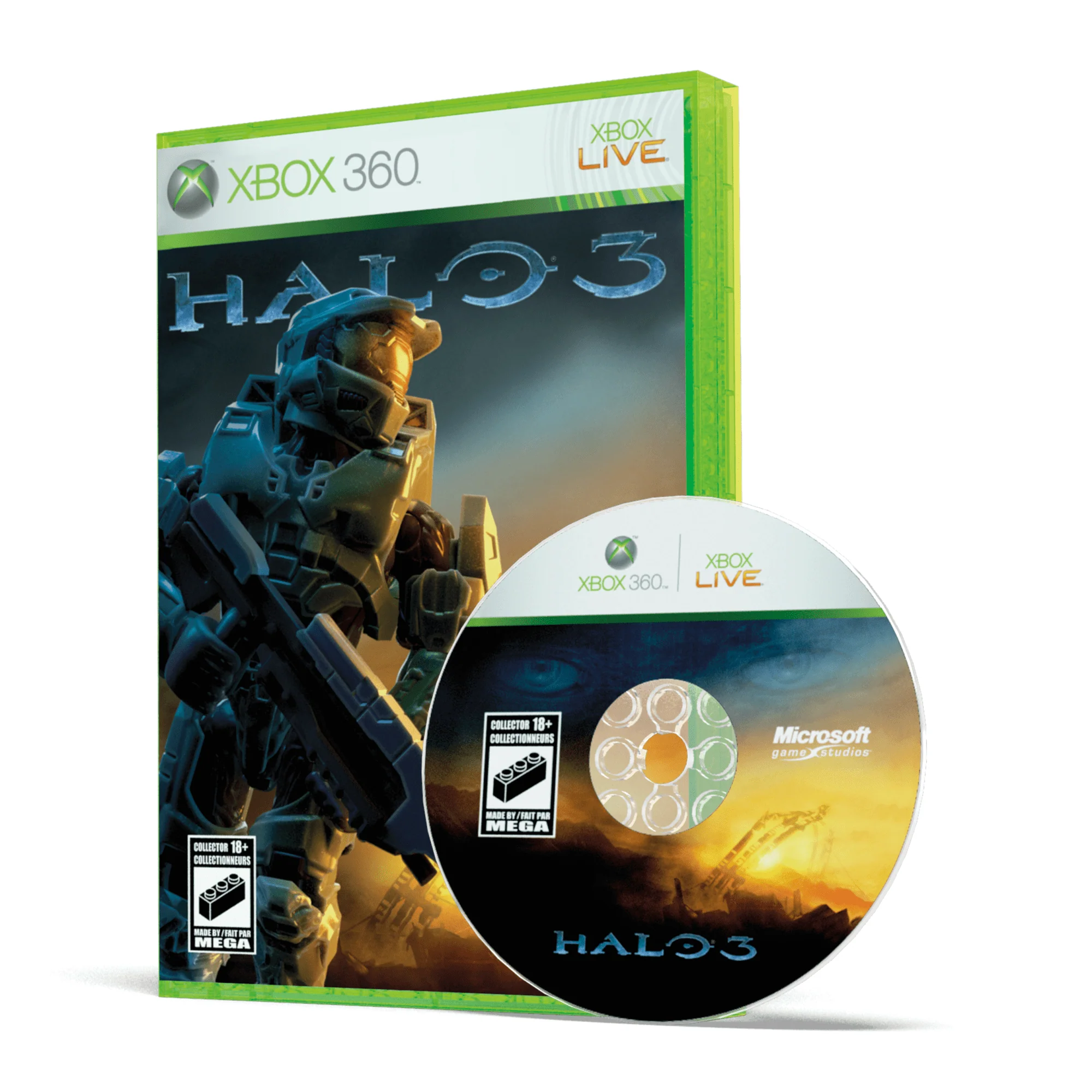 MEGA Microsoft Xbox 360 Replica Building Toy Kit - Image 6