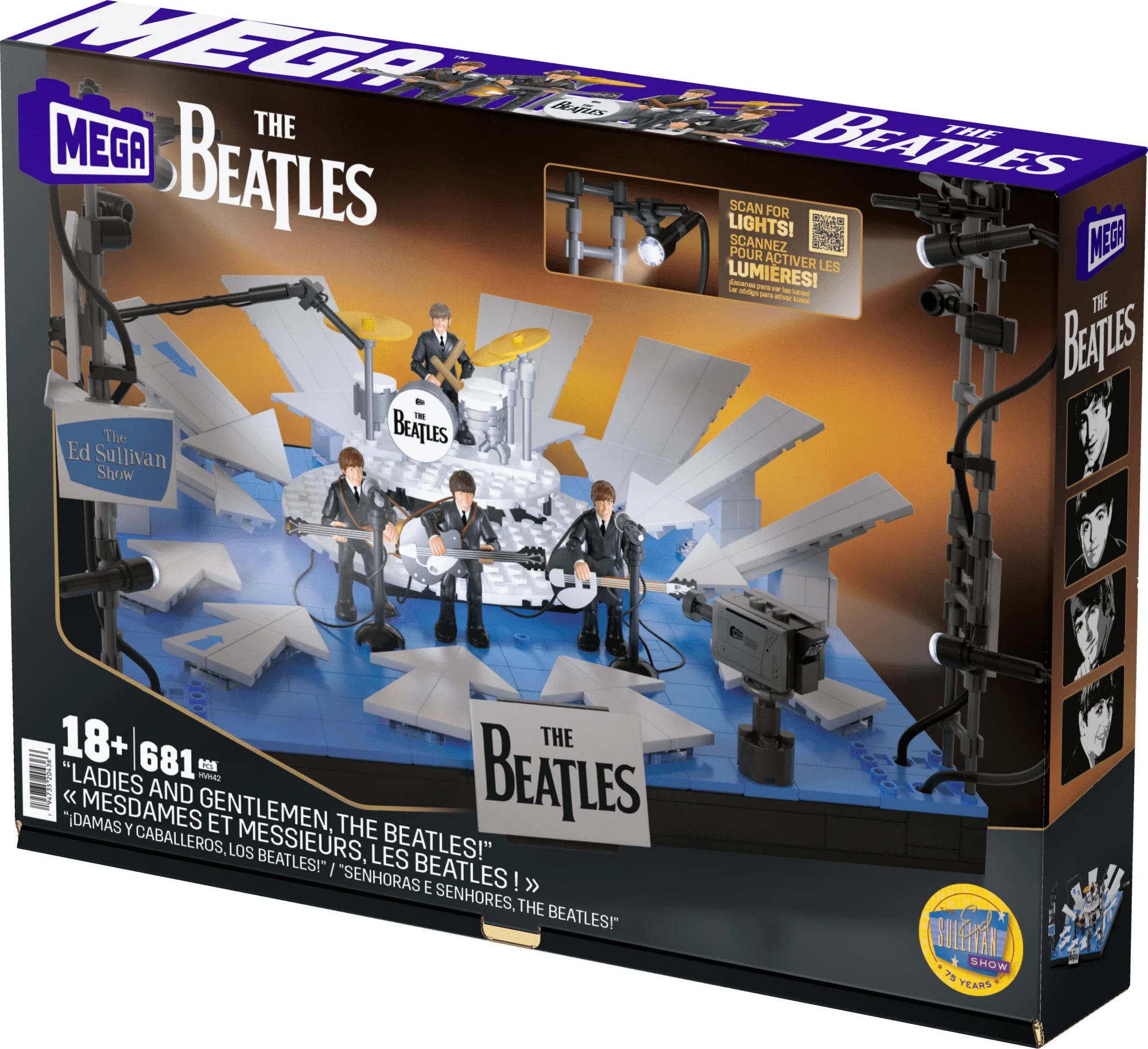 MEGA Showcase The Beatles 'Ladies and Gentlemen, The Beatles!' Building Toy Kit - Image 11