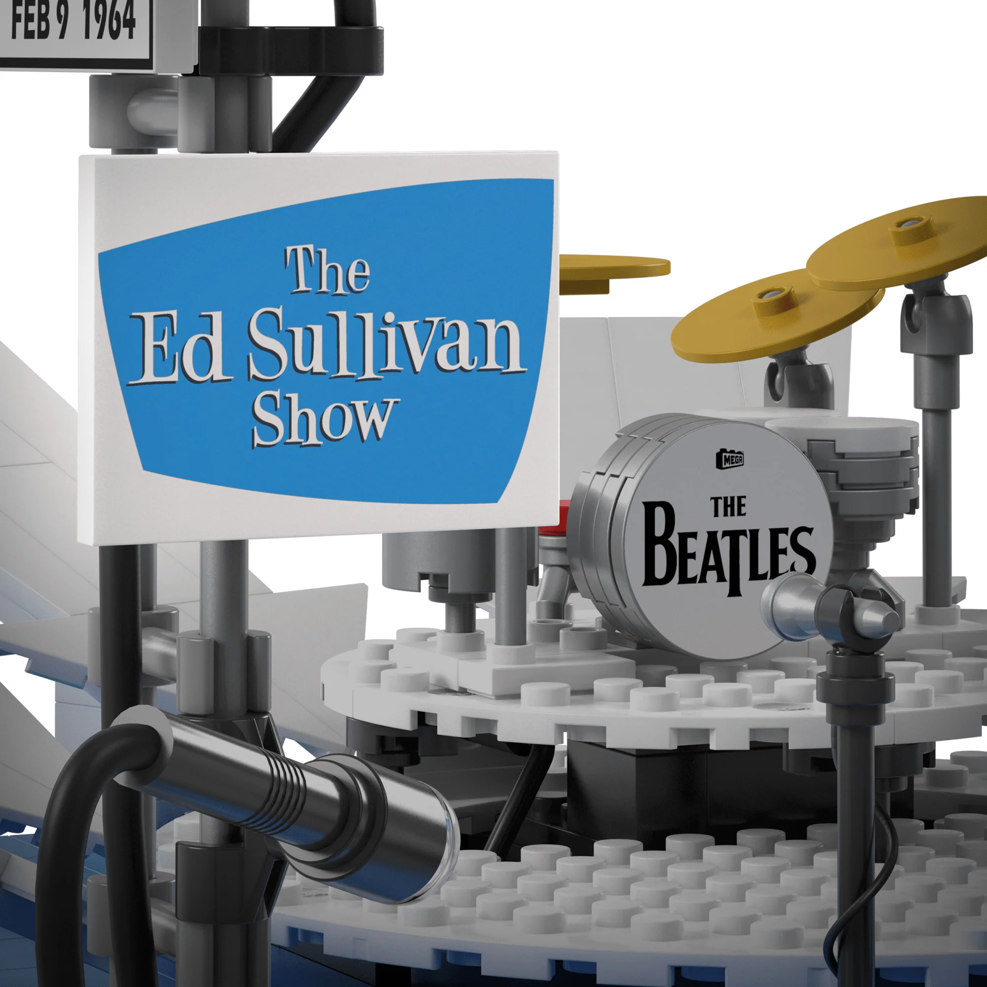 MEGA Showcase The Beatles 'Ladies and Gentlemen, The Beatles!' Building Toy Kit - Image 6