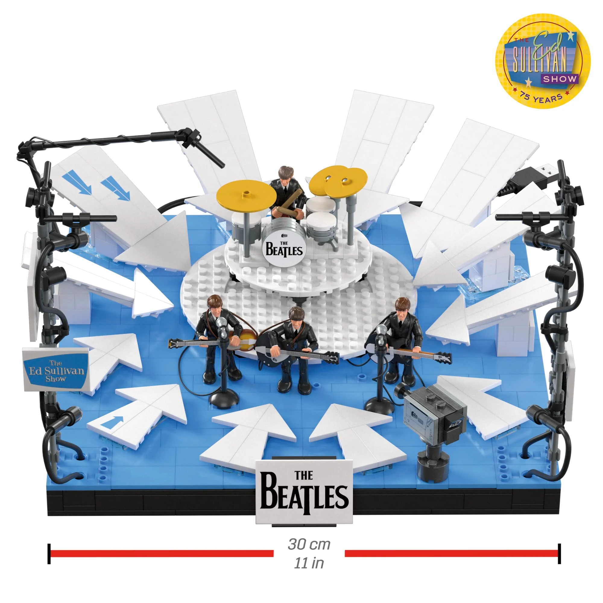 MEGA Showcase The Beatles 'Ladies and Gentlemen, The Beatles!' Building Toy Kit - Image 8