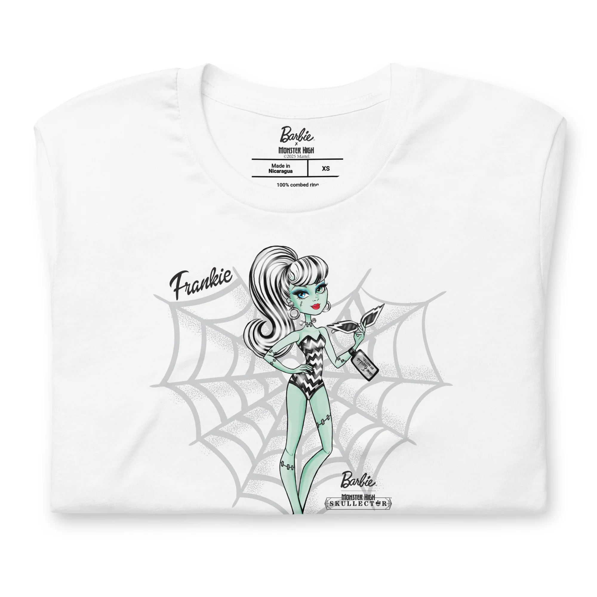 Monster High Barbie Frankie Barbie White T-shirt - Image 4