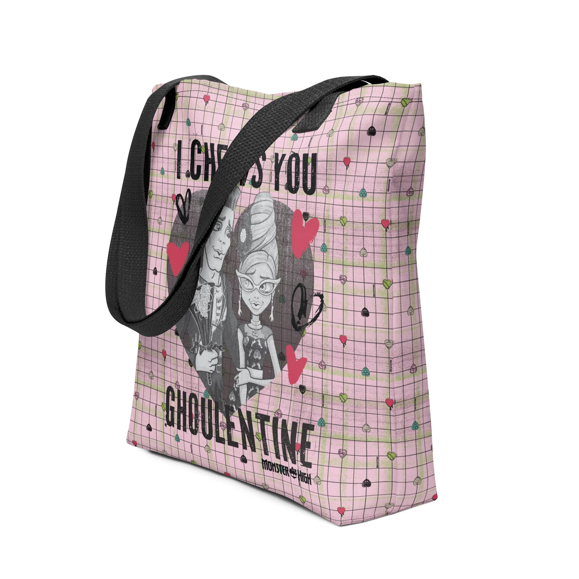 Monster High Ghoulentines Pink Tote Bag - Image 2