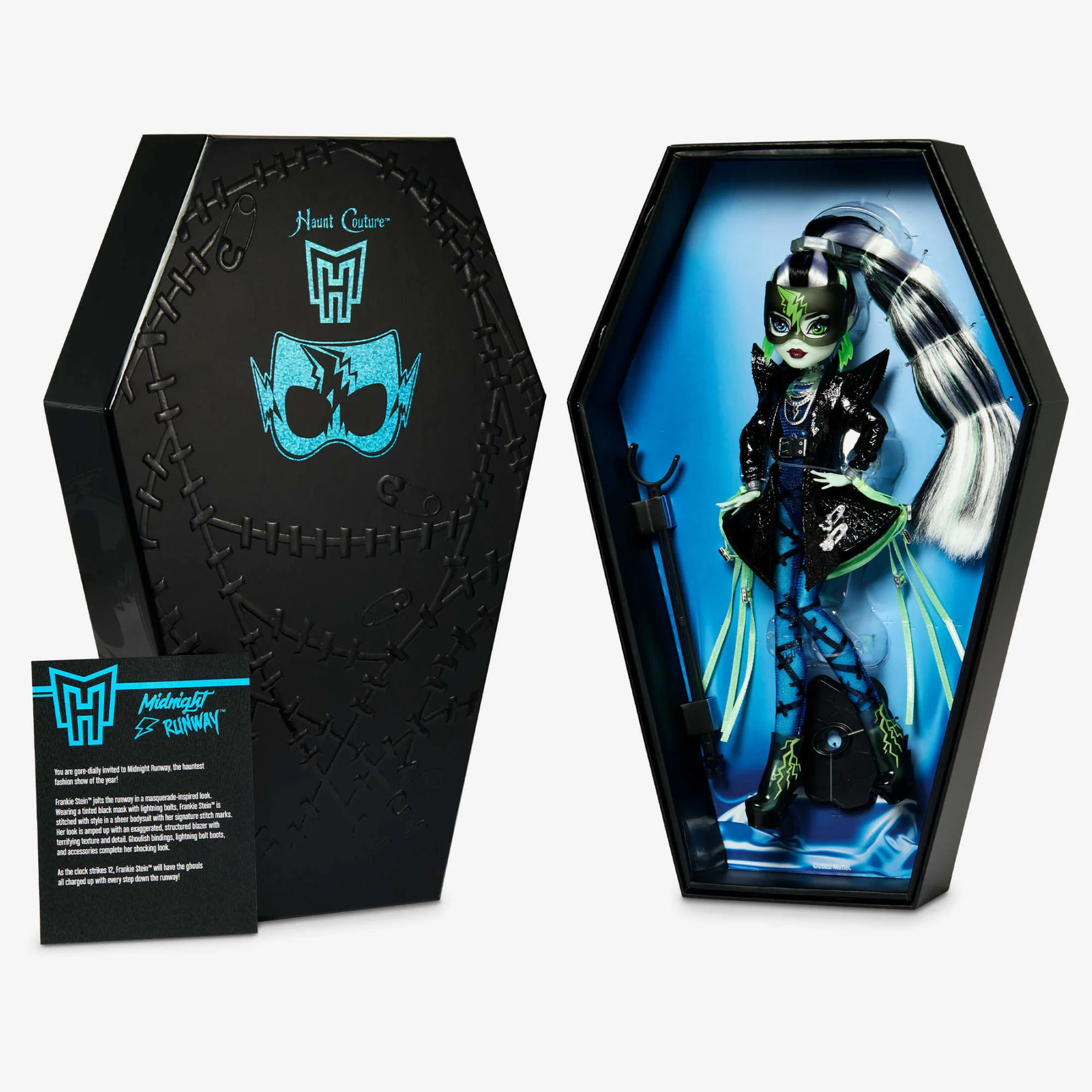 Monster High Haunt Couture Midnight Runway Frankie Stein Doll - Image 6