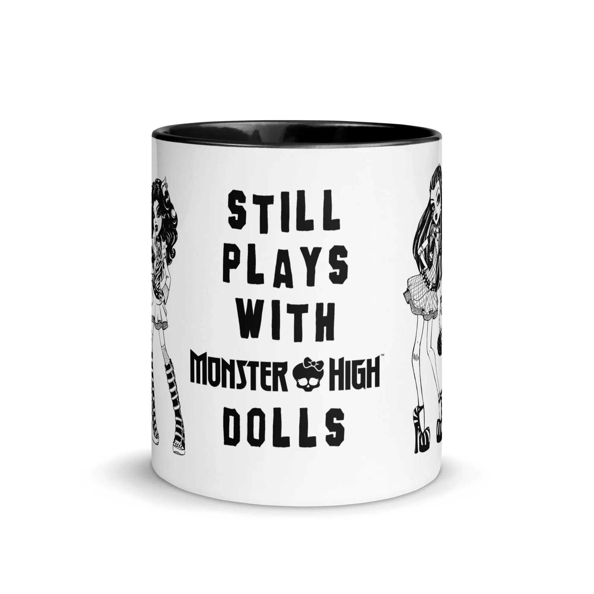 Monster High Still Plays with Monster High Dolls White Mug