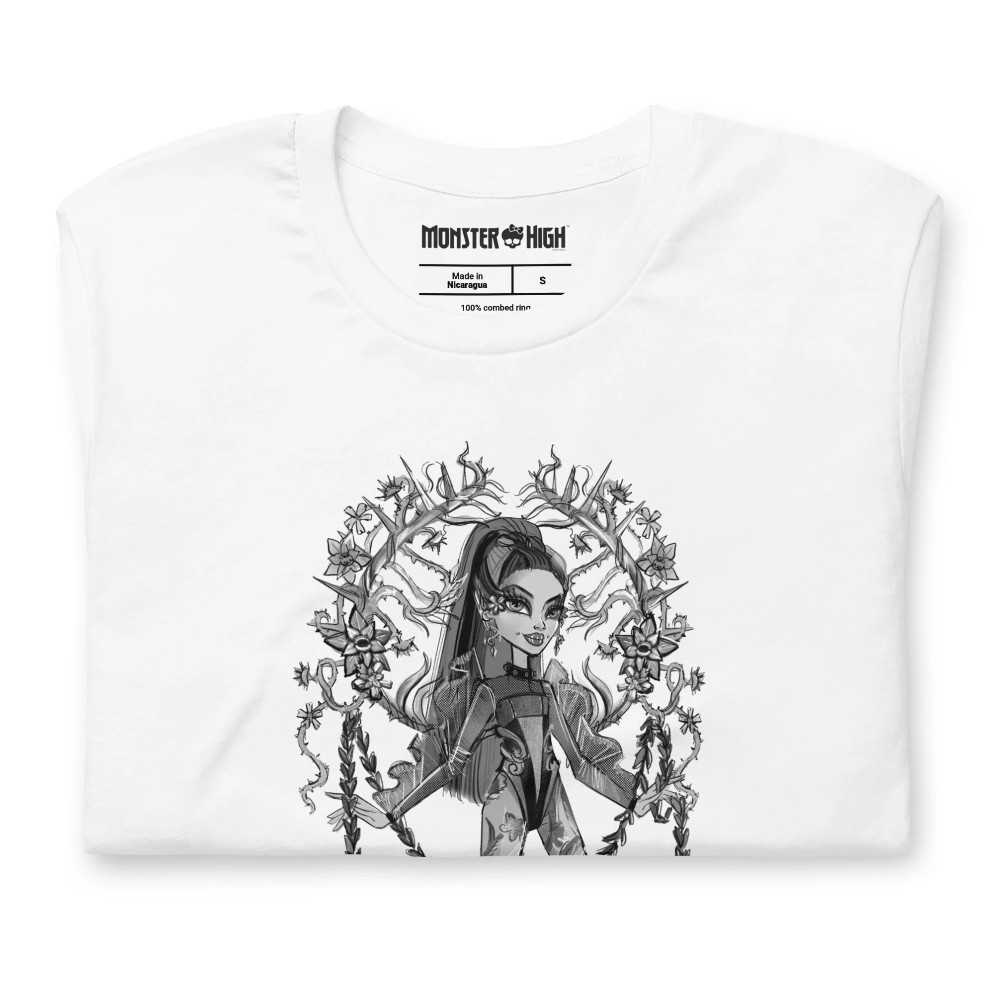 Monster High Venus McFlytrap White T-Shirt - Image 6