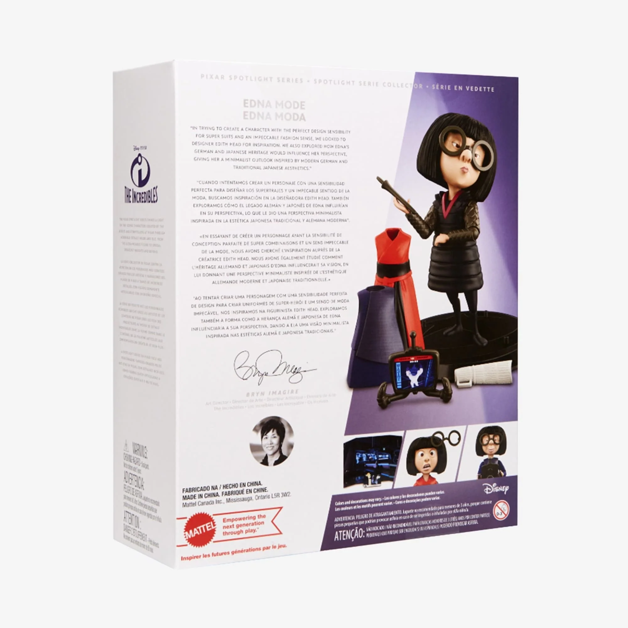 Pixar Spotlight Series Edna Mode Collector Figure The Incredibles - Image 11