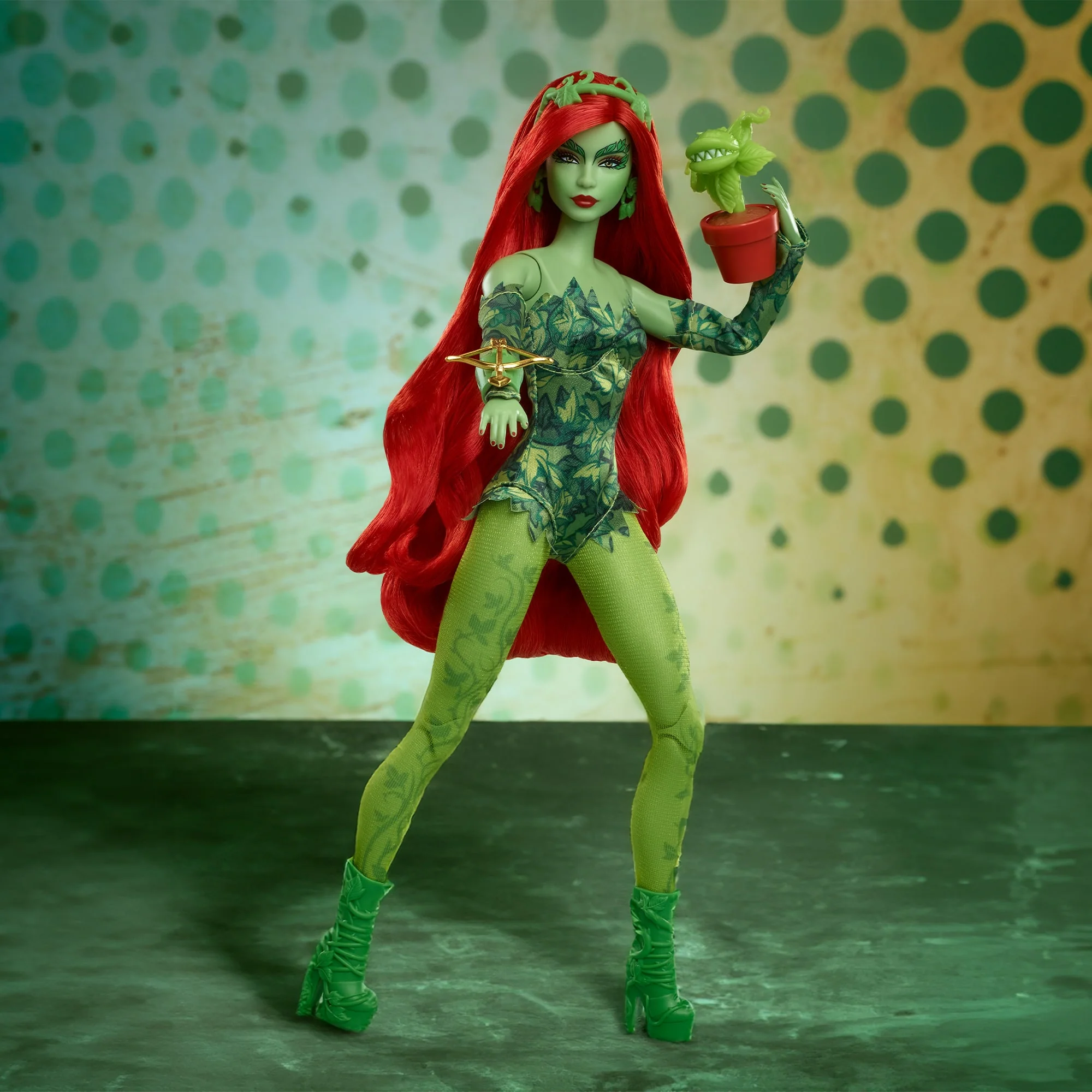 Poison Ivy Barbie Doll - Image 9