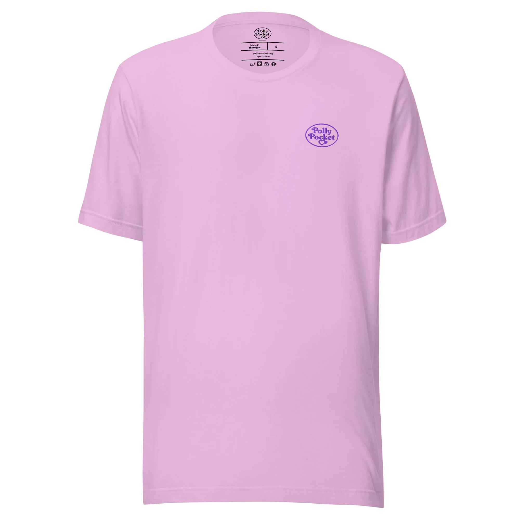 Polly Pocket Icons Embroidered Pink T-Shirt - Image 9