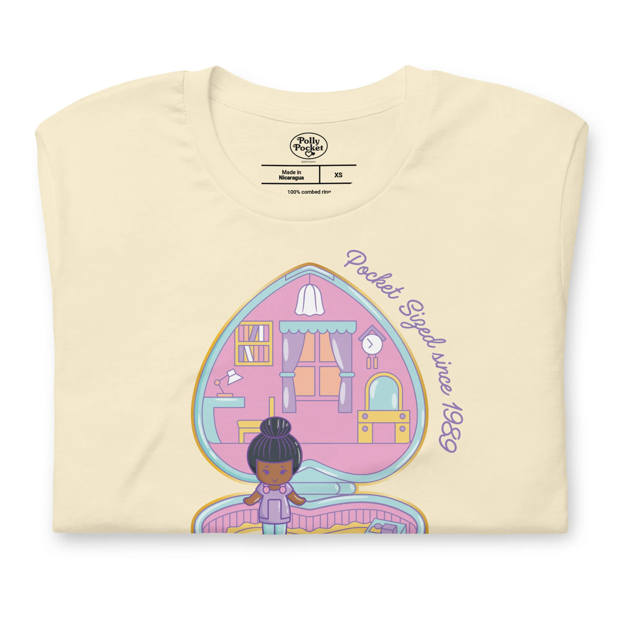 Polly Pocket Sized Since 1989 Yellow T-Shirt - Image 4