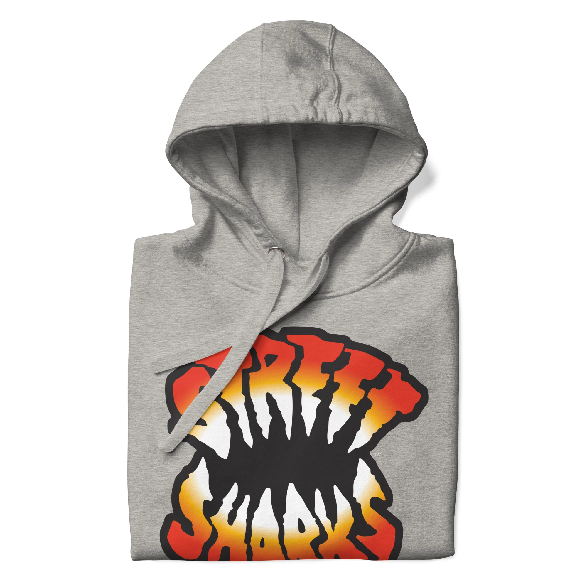 Street Sharks Grey Logo Hoodie - Image 3
