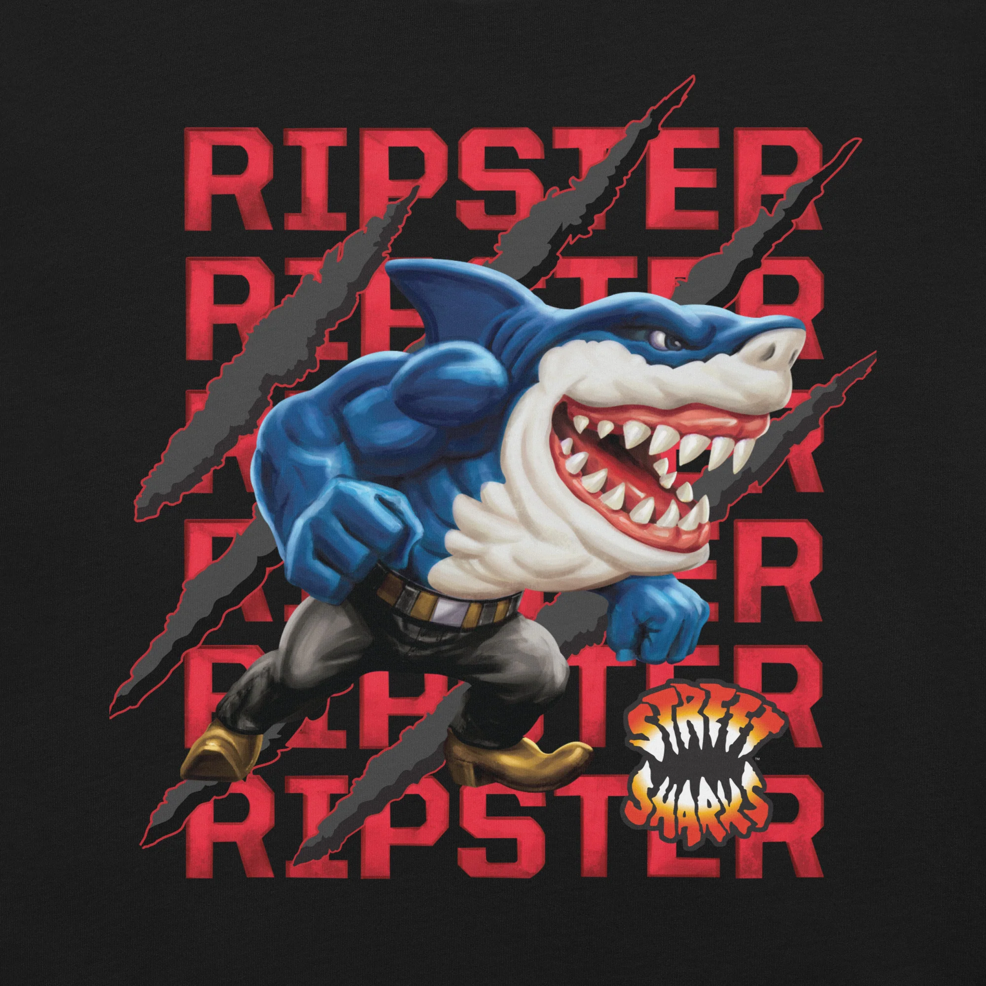 Street Sharks Ripster Slash T-Shirt - Image 2