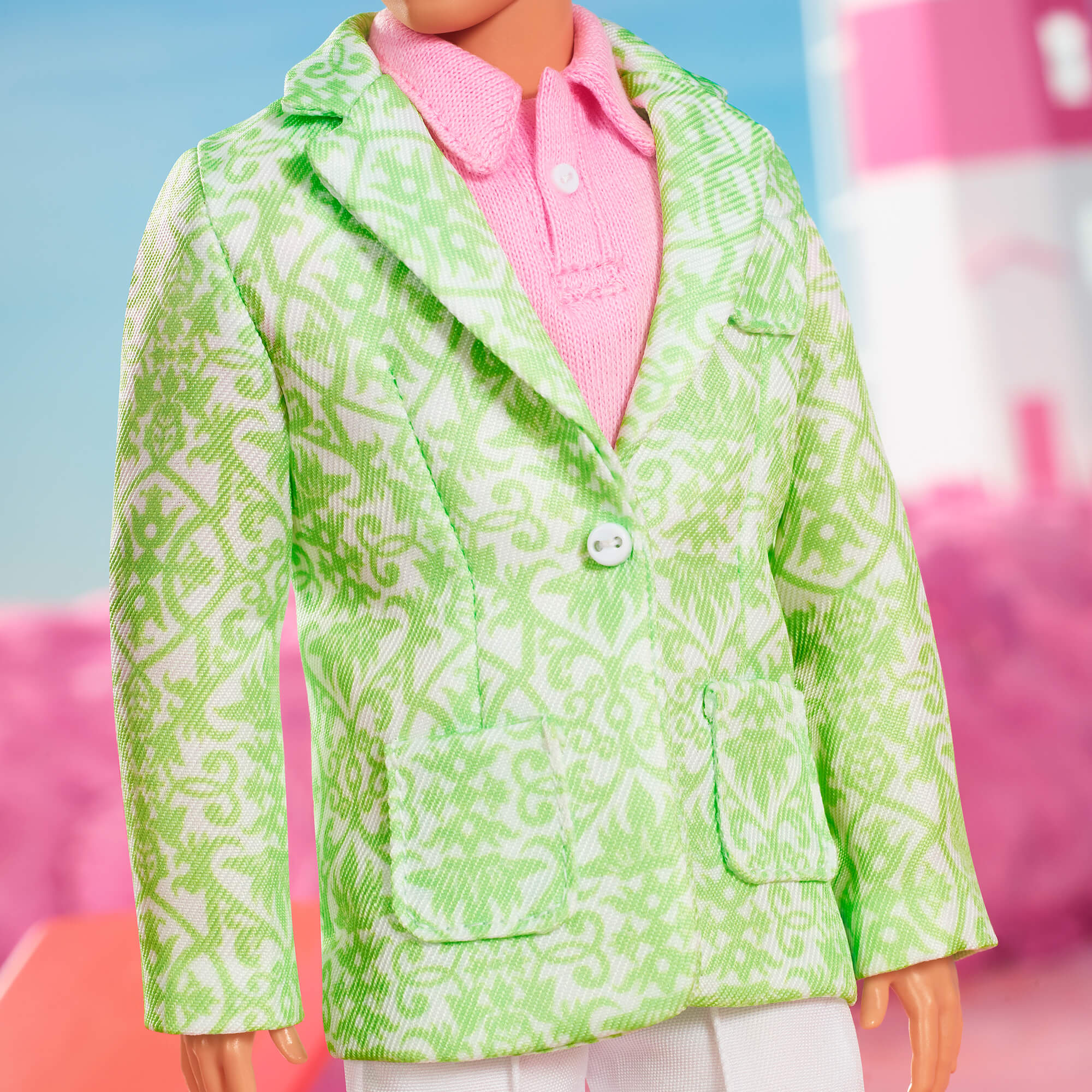 “Sugar’s Daddy” Ken Doll in Pastel Suit With Dog – Barbie The Movie - Image 5