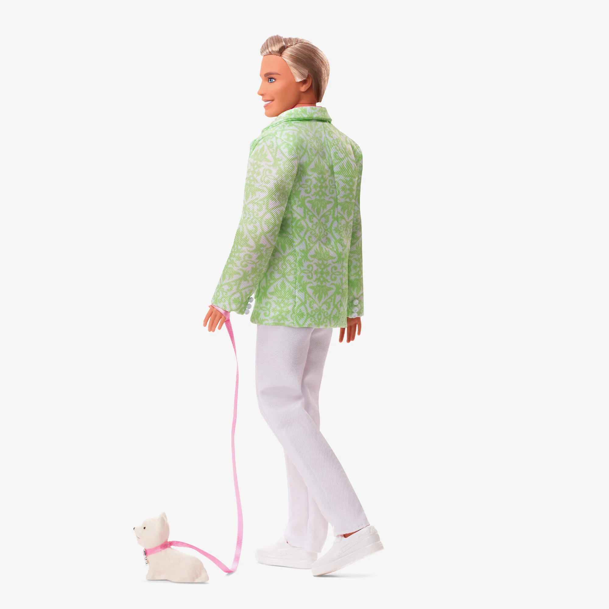 “Sugar’s Daddy” Ken Doll in Pastel Suit With Dog – Barbie The Movie - Image 9
