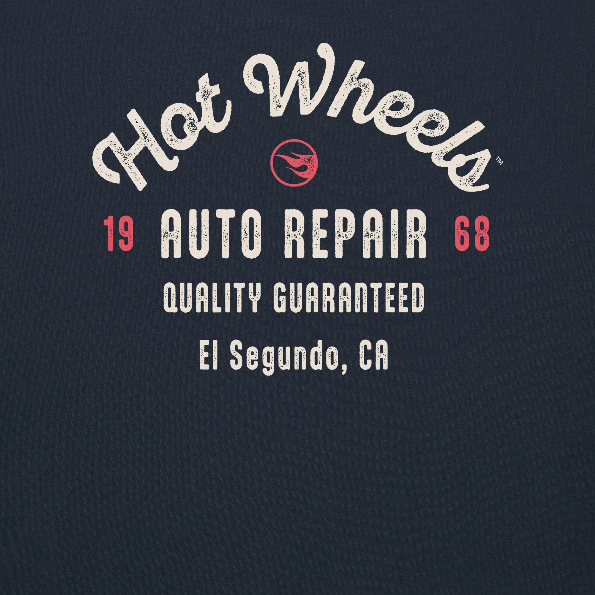 Hot Wheels Customizable Auto Repair Mechanic Navy Hoodie - Image 6