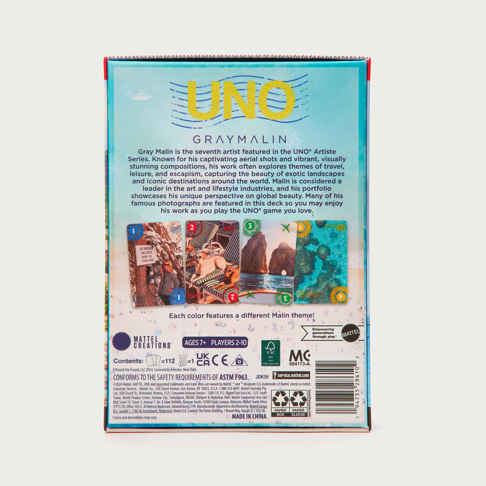 UNO Artiste Series Gray Malin Card Deck - Image 20