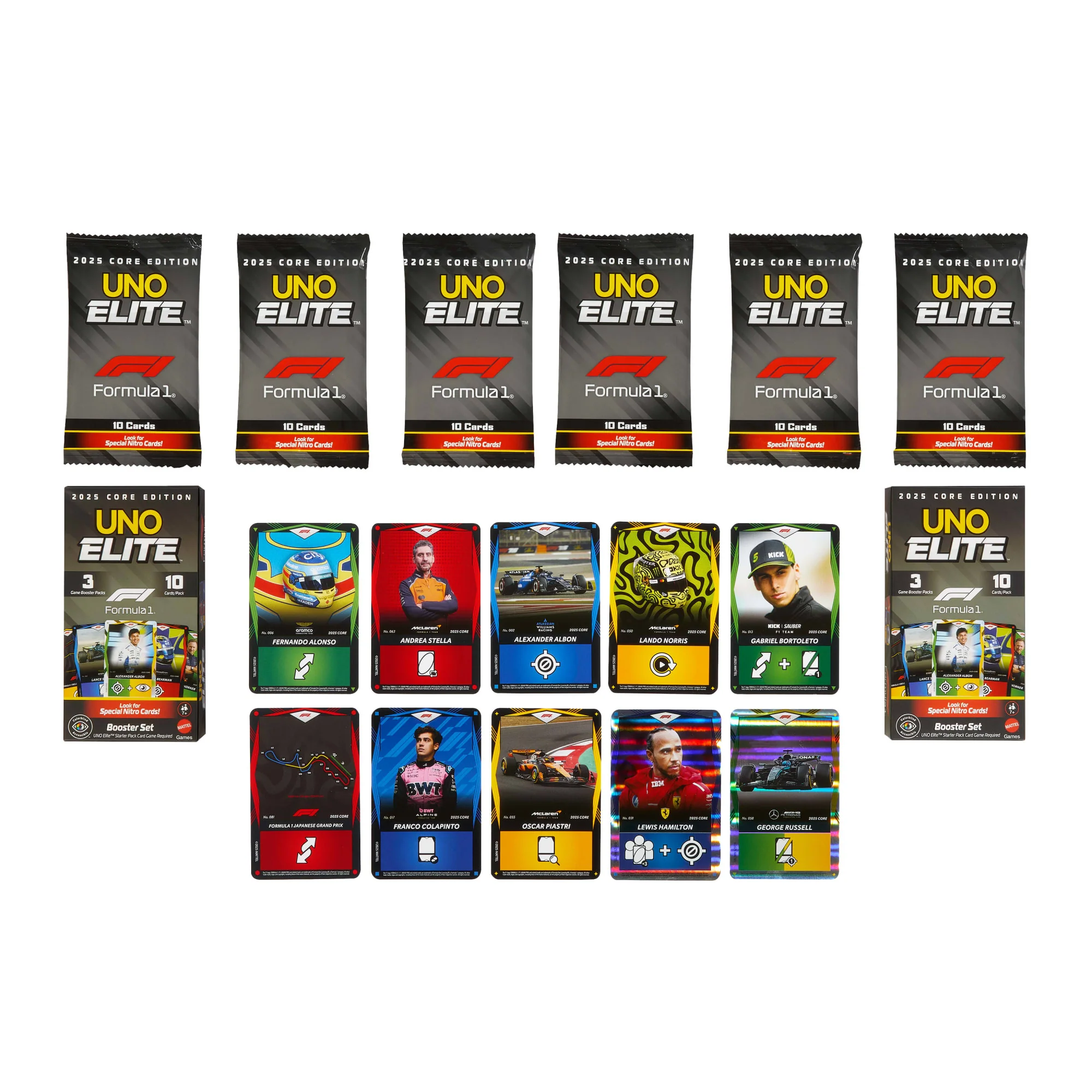 UNO Elite Formula 1® 2025 Core Edition Booster Set 2-Pack - Image 4