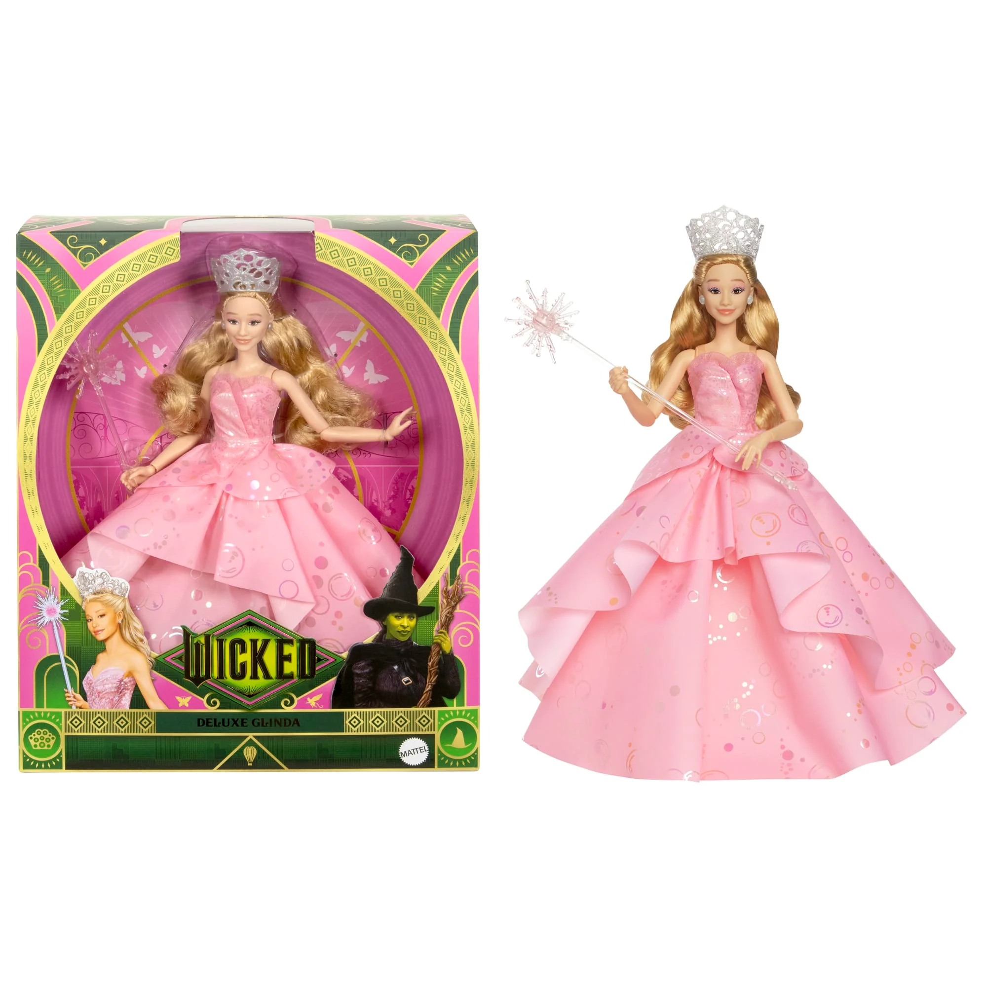 Wicked Deluxe Glinda Fashion Doll and Accessories - Image 8
