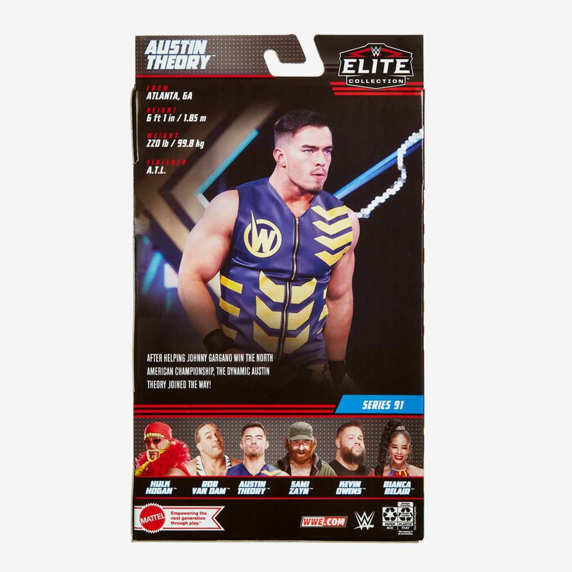 WWE Austin Theory Elite Collection Action Figure - Image 7