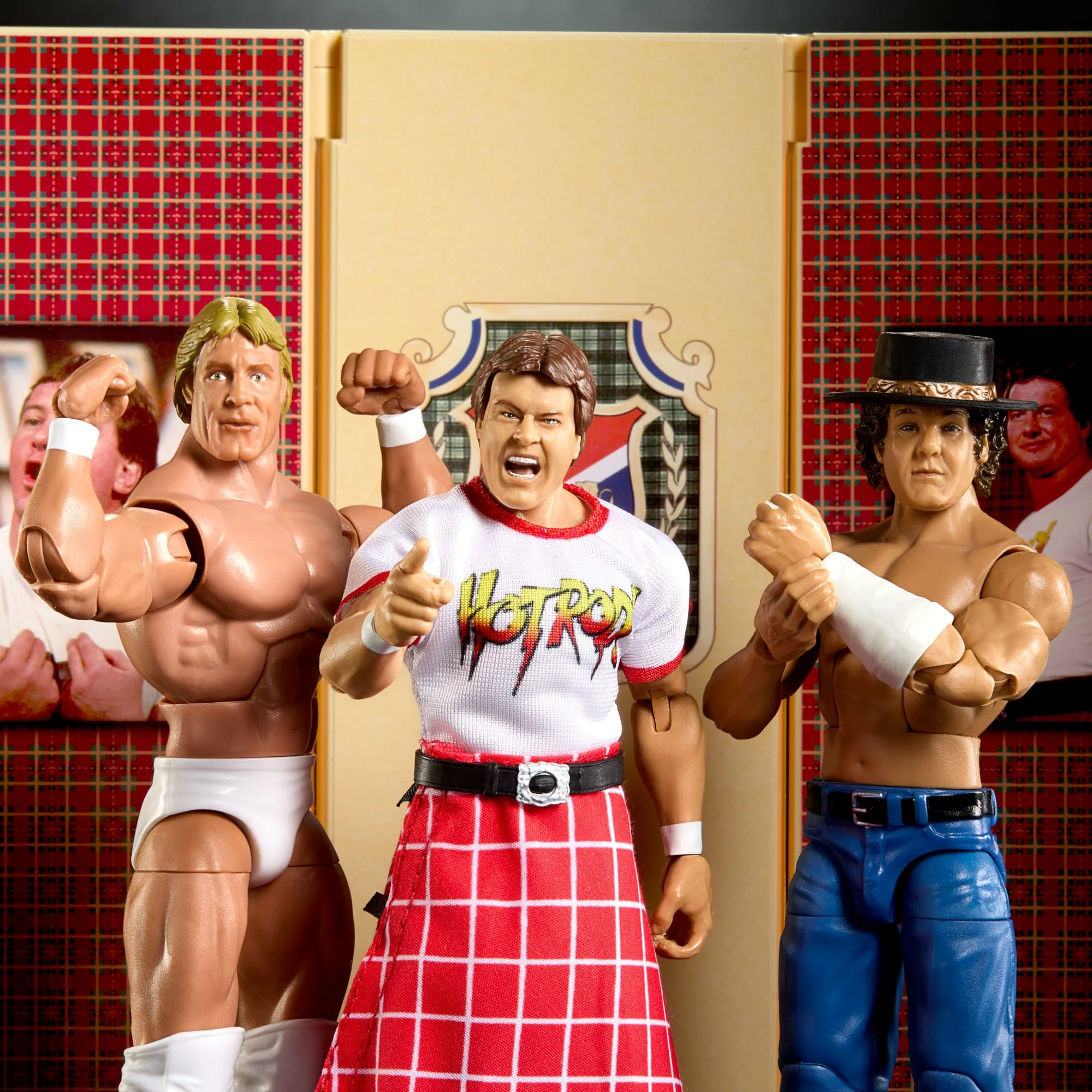 WWE Elite Collection Piper’s Pit Set of 3 Action Figures - Image 3
