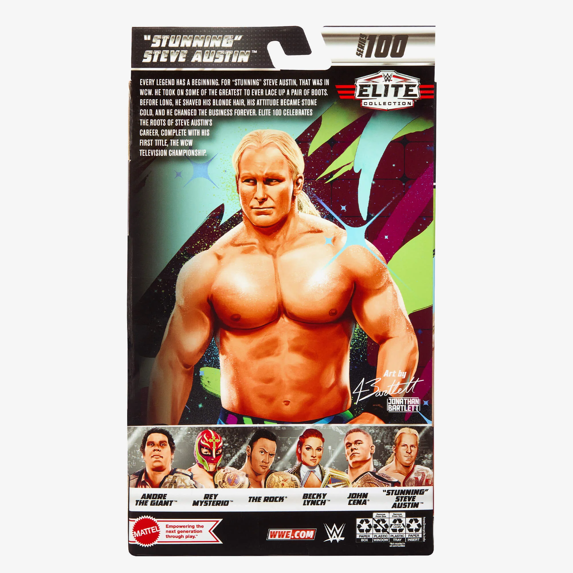 WWE Elite Collection "Stunning" Steve Austin Action Figure - Image 7