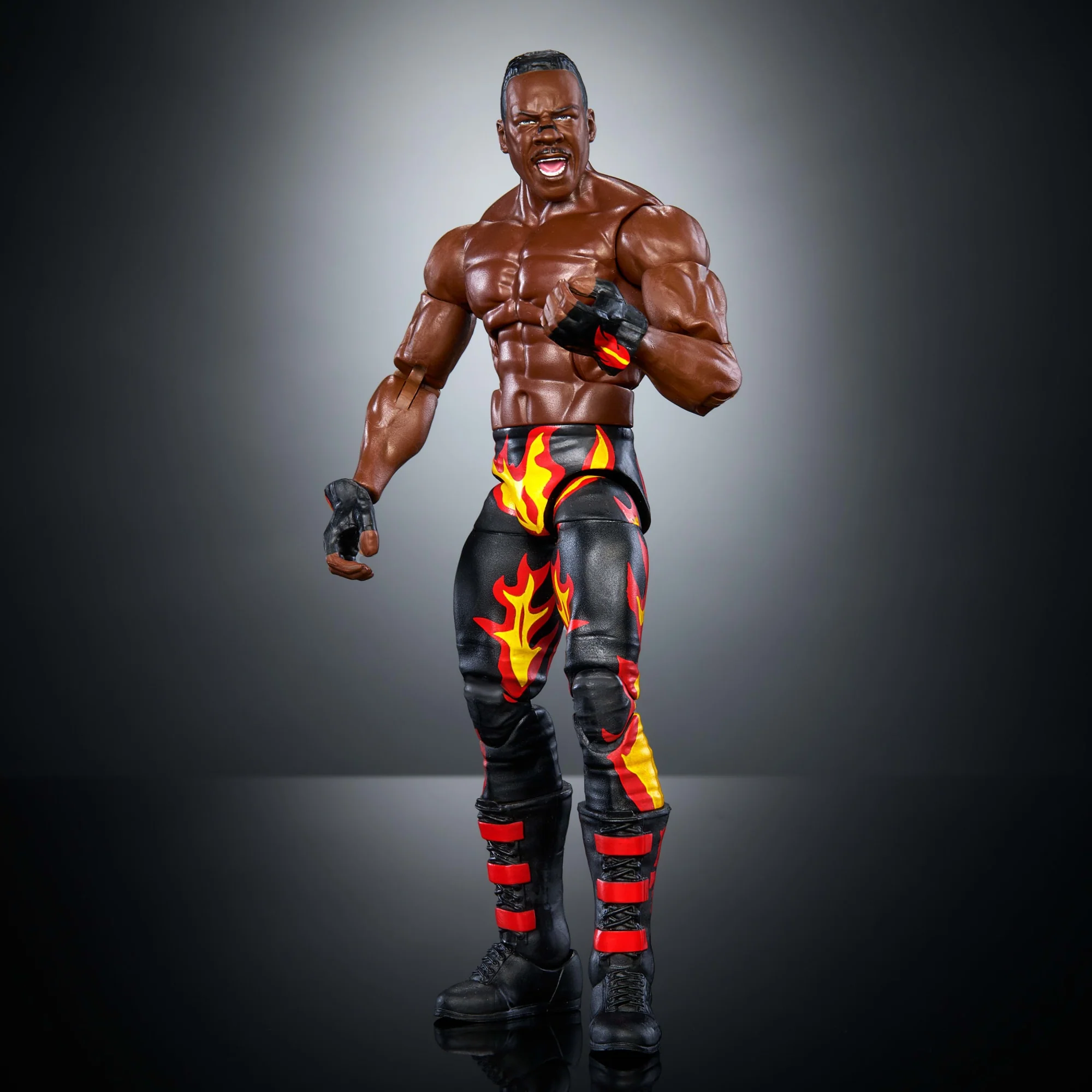 WWE Elite Collection Monday Night War Booker T Action Figure & Golga Build-A-Figure Parts - Image 6